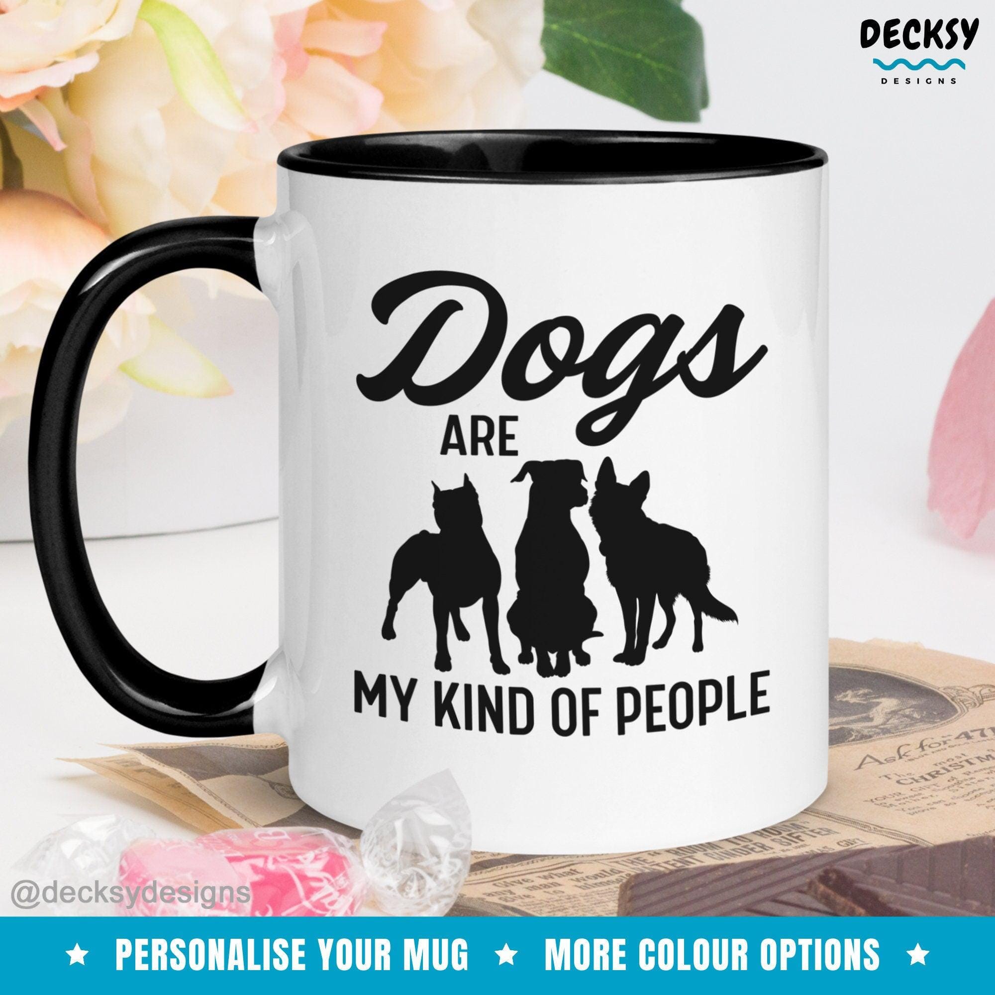 Dog Lover Coffee Mug, Dog Trainer Gifts-Home & Living:Kitchen & Dining:Drink & Barware:Drinkware:Mugs-DecksyDesigns-White Mug 11 oz-NO PERSONALISATION-DecksyDesigns