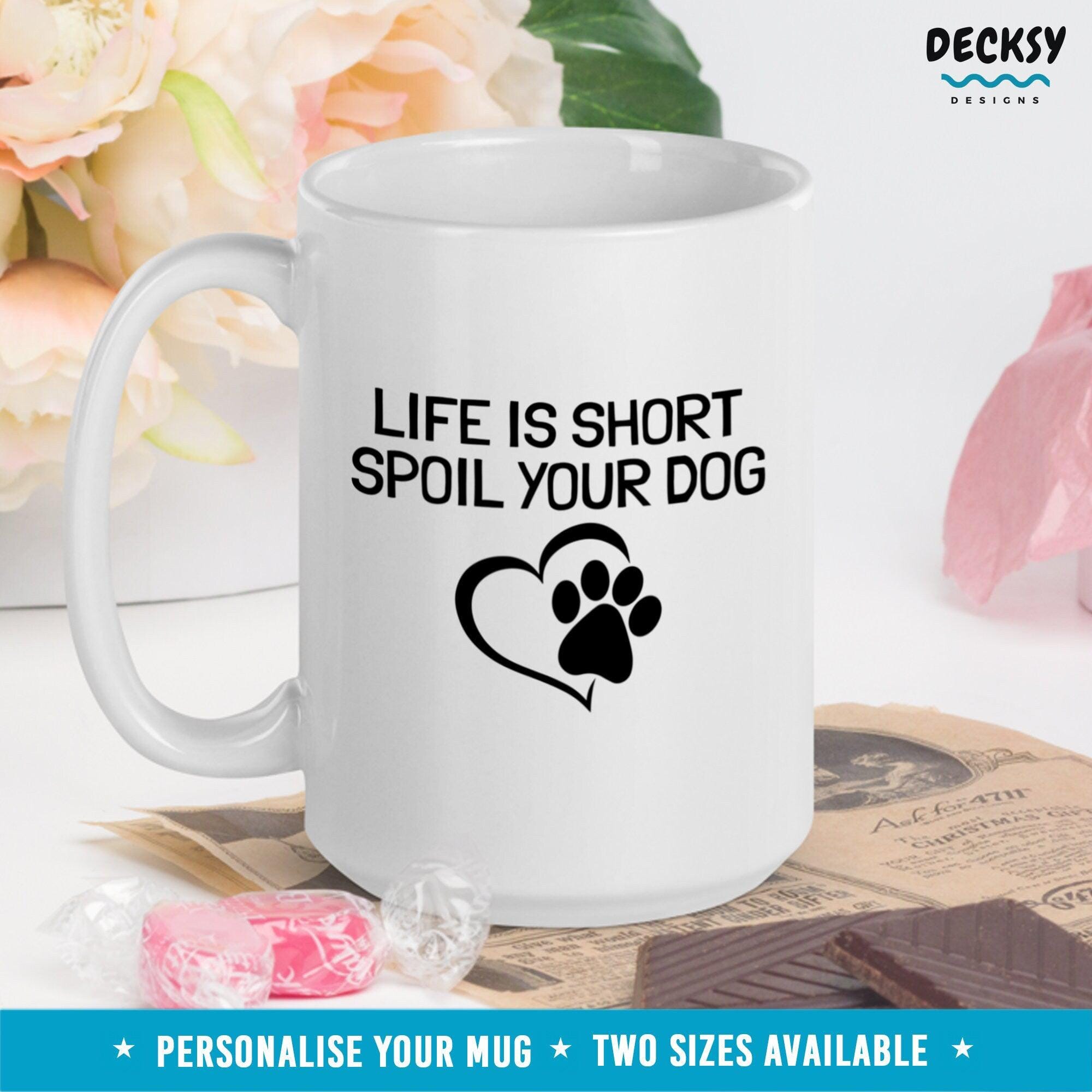 Funny Dog Mug, Custom Dog Lover Gift-Home & Living:Kitchen & Dining:Drink & Barware:Drinkware:Mugs-DecksyDesigns-11 Oz-NO PERSONALISATION-DecksyDesigns