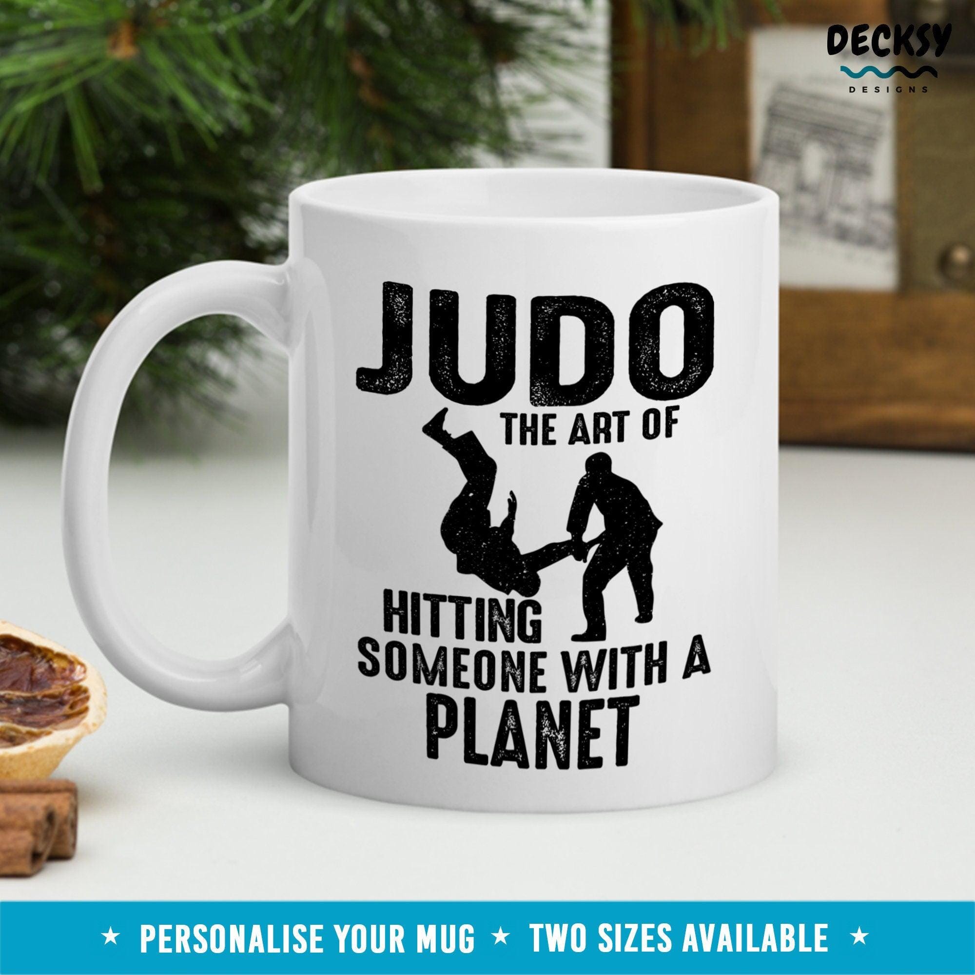 Funny Judo Mug, Judo Gifts-Home & Living:Kitchen & Dining:Drink & Barware:Drinkware:Mugs-DecksyDesigns-11 Oz-NO PERSONALISATION-DecksyDesigns