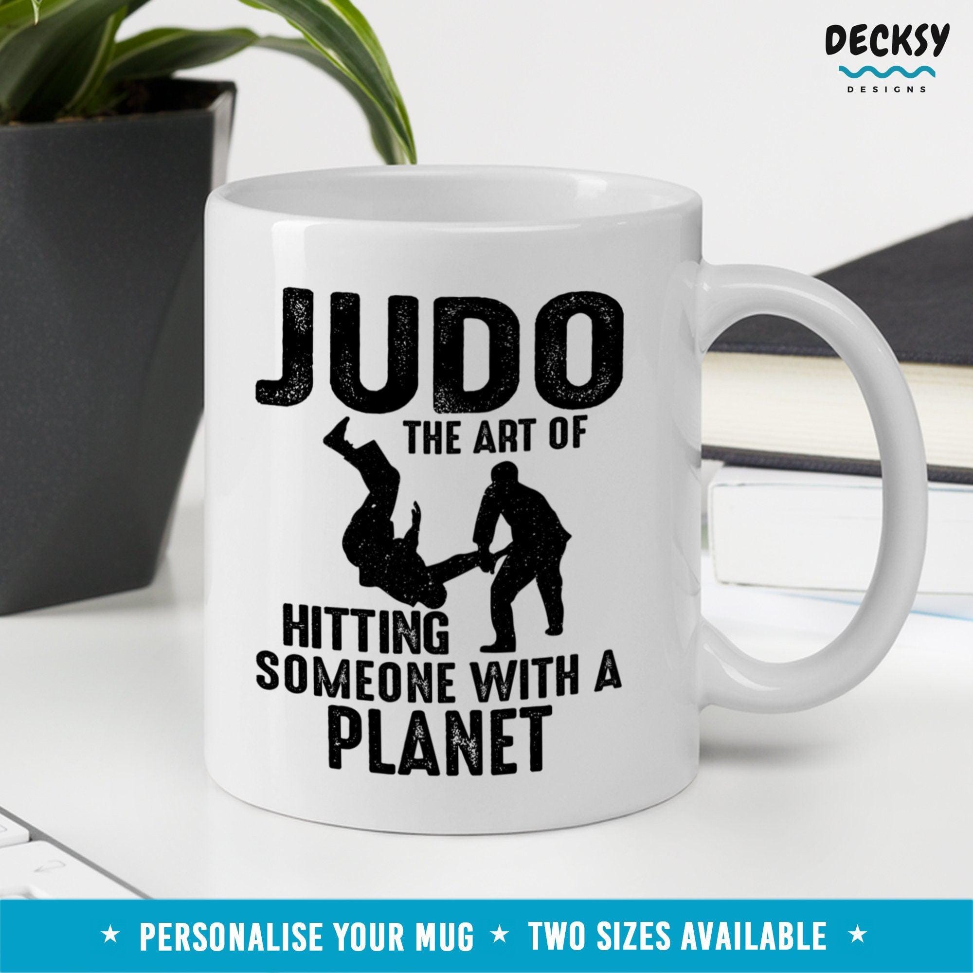 Funny Judo Mug, Judo Gifts-Home & Living:Kitchen & Dining:Drink & Barware:Drinkware:Mugs-DecksyDesigns-11 Oz-NO PERSONALISATION-DecksyDesigns