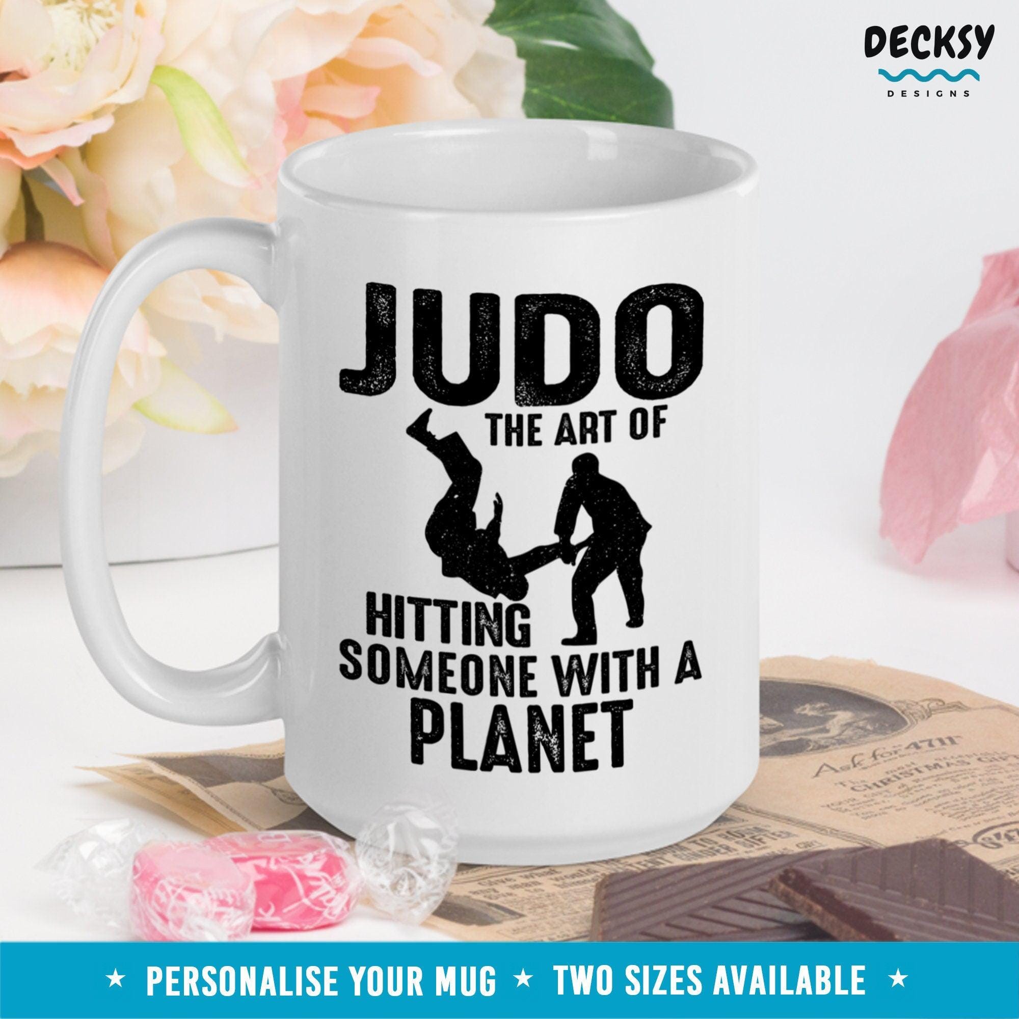 Funny Judo Mug, Judo Gifts-Home & Living:Kitchen & Dining:Drink & Barware:Drinkware:Mugs-DecksyDesigns-11 Oz-NO PERSONALISATION-DecksyDesigns