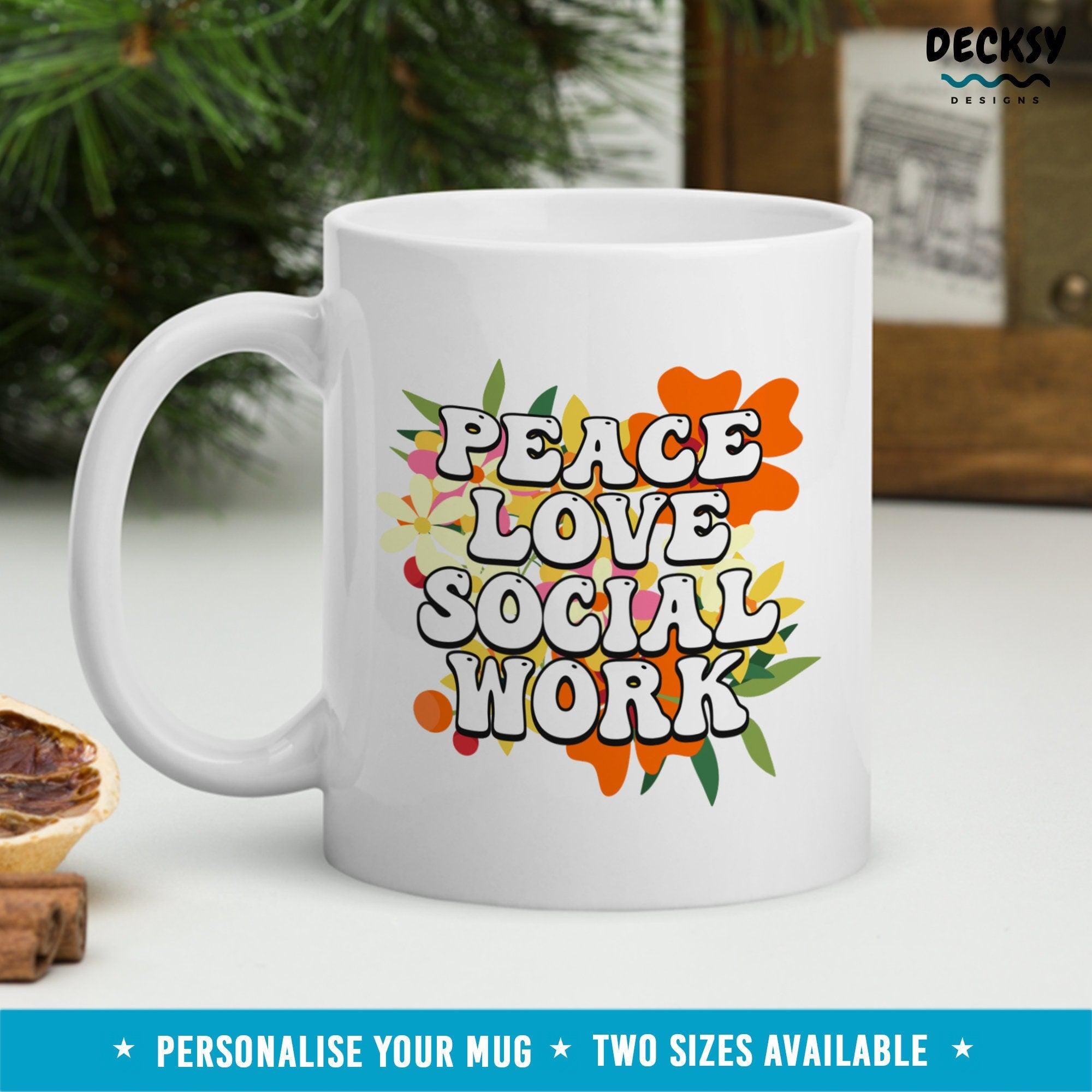 Personalised Social Worker Mug, Social Work Gift-Home & Living:Kitchen & Dining:Drink & Barware:Drinkware:Mugs-DecksyDesigns-White Mug 11 oz-NO PERSONALISATION-DecksyDesigns