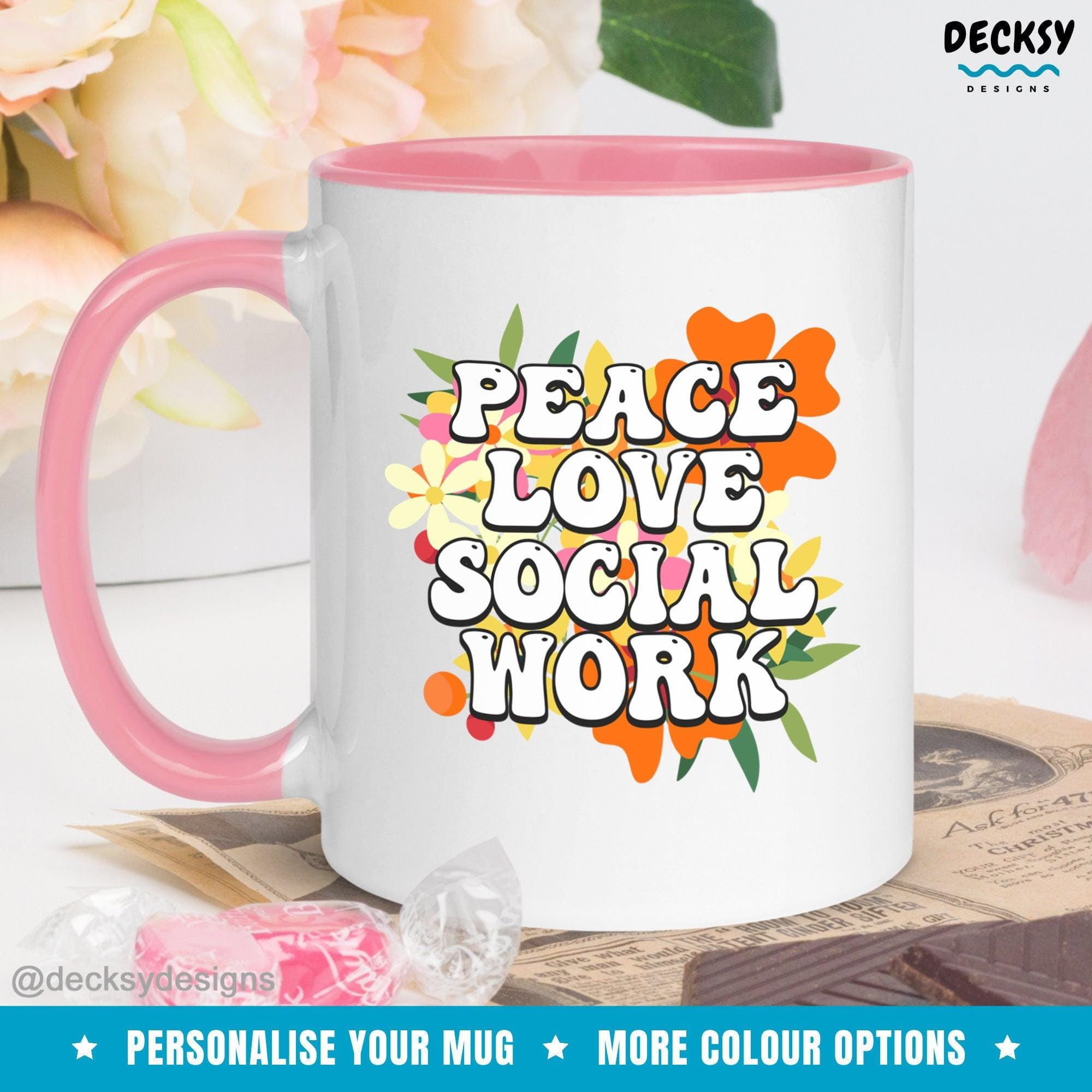 Personalised Social Worker Mug, Social Work Gift-Home & Living:Kitchen & Dining:Drink & Barware:Drinkware:Mugs-DecksyDesigns-White Mug 11 oz-NO PERSONALISATION-DecksyDesigns