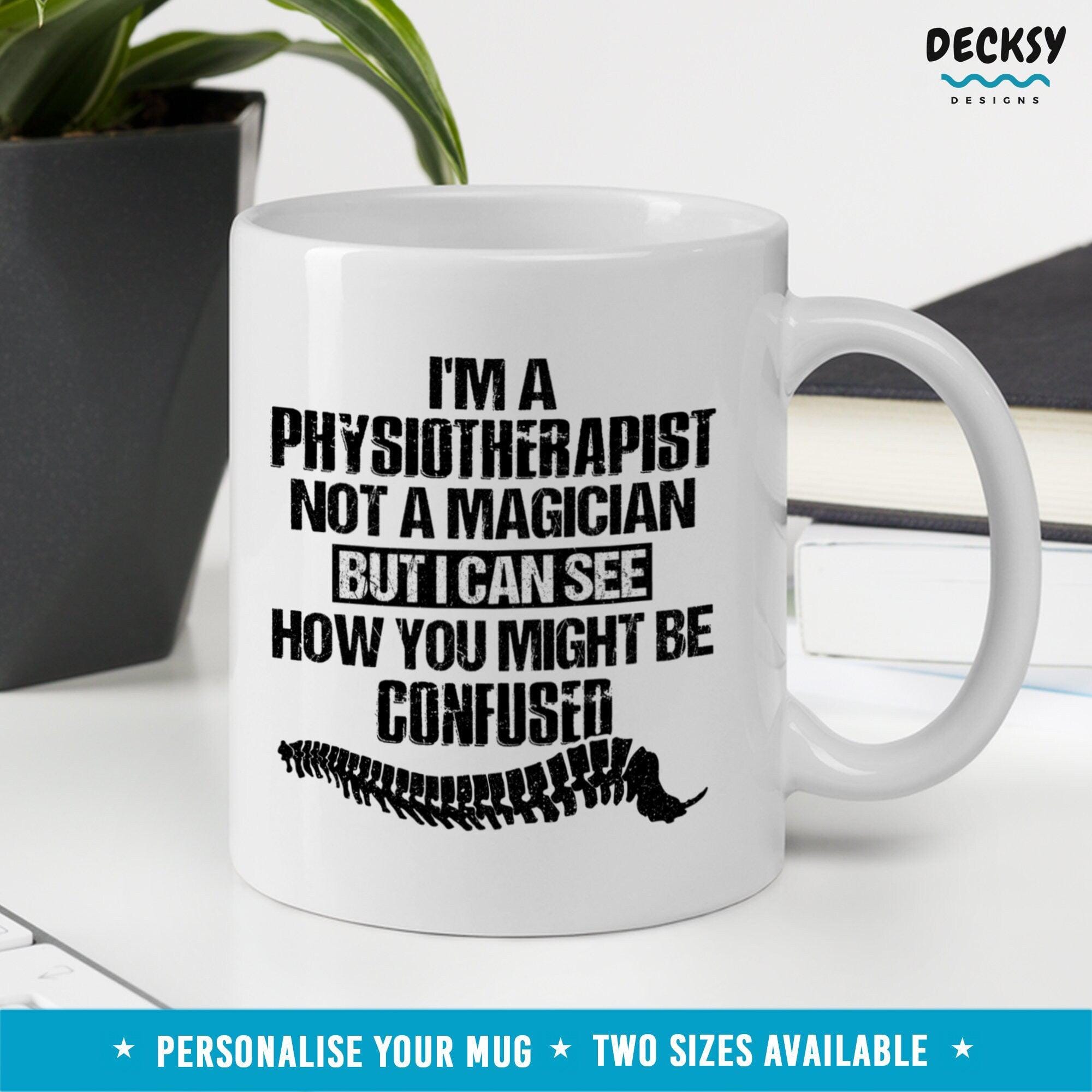 Physiotherapist Mug, Therapist Gift-Home & Living:Kitchen & Dining:Drink & Barware:Drinkware:Mugs-DecksyDesigns-11 Oz-NO PERSONALISATION-DecksyDesigns