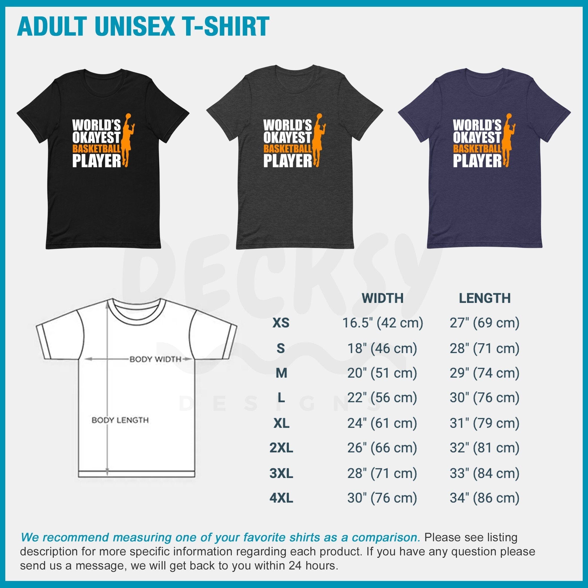 Basketball Shirt, Funny Basketball Lover Gift-Clothing:Gender-Neutral Adult Clothing:Tops & Tees:T-shirts:Graphic Tees-DecksyDesigns