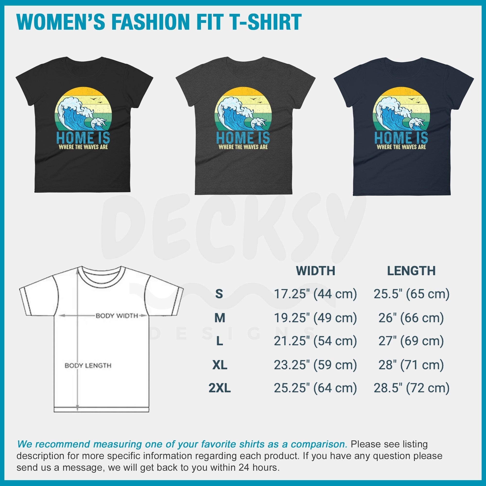 Beach Lover T-shirt, Ocean Waves Gift-Clothing:Gender-Neutral Adult Clothing:Tops & Tees:T-shirts:Graphic Tees-DecksyDesigns