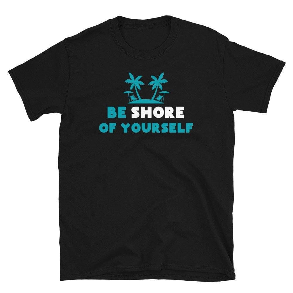 Beach Tshirt, Positivity Gift Tee-Clothing:Gender-Neutral Adult Clothing:Tops & Tees:T-shirts:Graphic Tees-DecksyDesigns