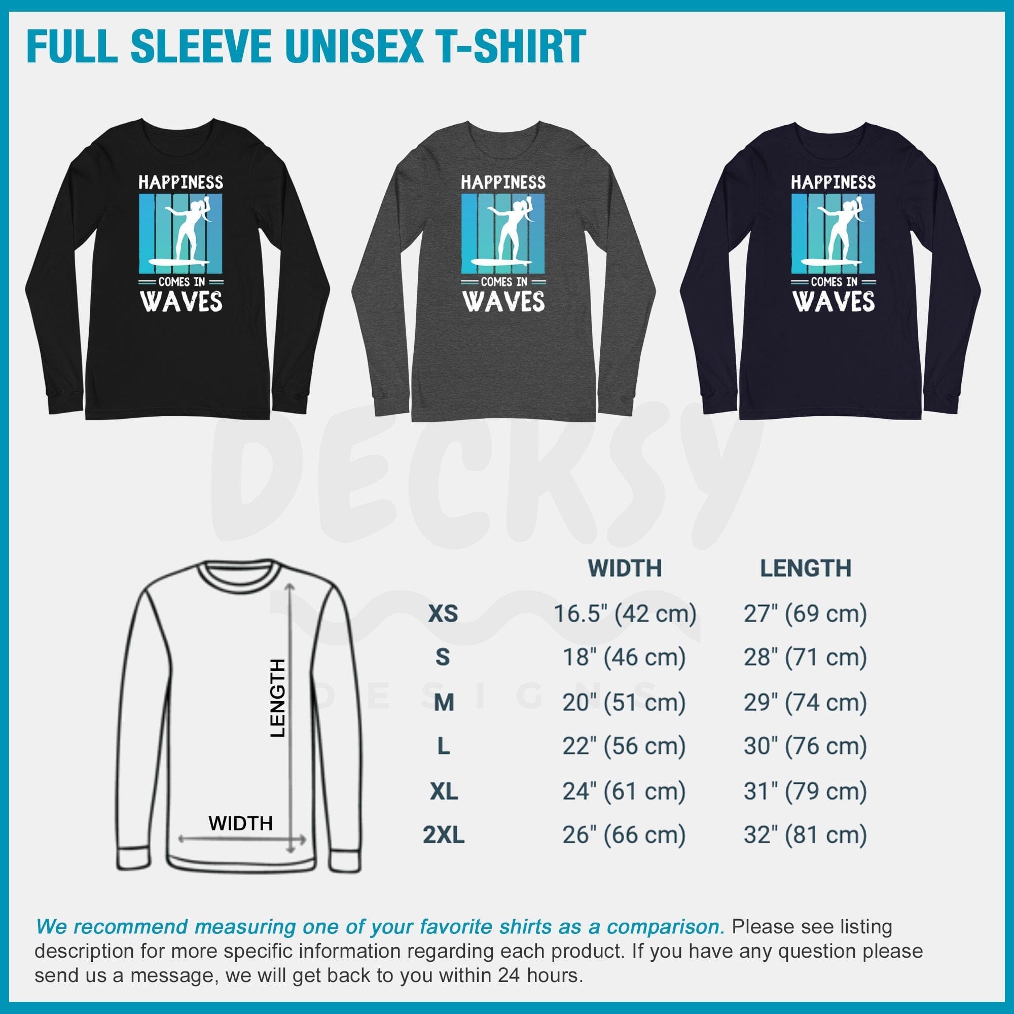 Beach Waves Shirt, Surfing Gift For Women-Clothing:Gender-Neutral Adult Clothing:Tops & Tees:T-shirts:Graphic Tees-DecksyDesigns