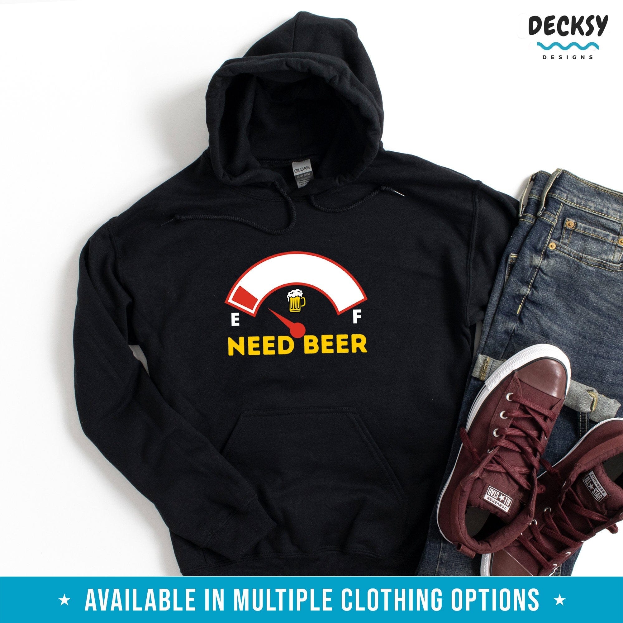 Beer Shirt, Funny Day Drinking Gift-Clothing:Gender-Neutral Adult Clothing:Tops & Tees:T-shirts:Graphic Tees-DecksyDesigns