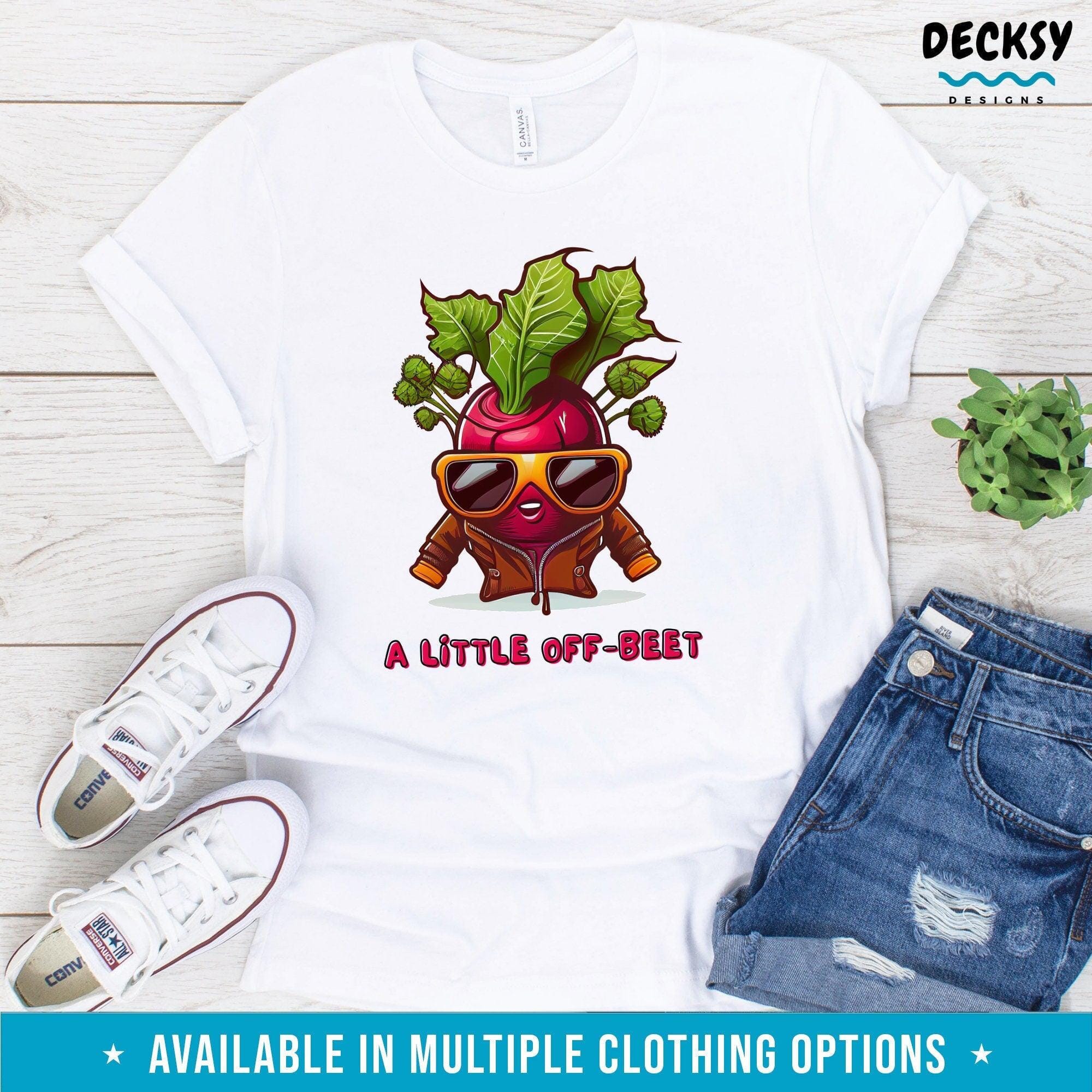 Beet T Shirt, Vegan Gift-Clothing:Gender-Neutral Adult Clothing:Tops & Tees:T-shirts:Graphic Tees-DecksyDesigns