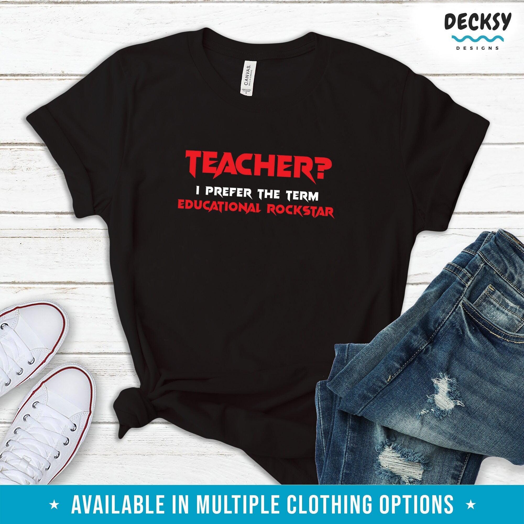 Best Teacher T-Shirt, Teaching Life Gift-Clothing:Gender-Neutral Adult Clothing:Tops & Tees:T-shirts:Graphic Tees-DecksyDesigns