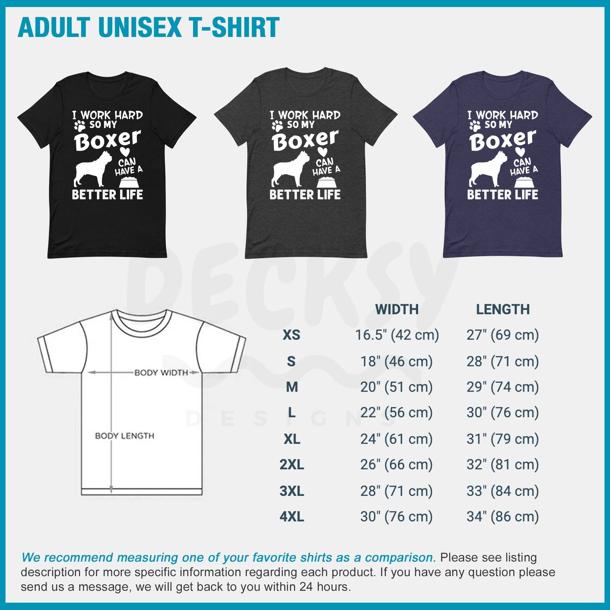 Boxer Dog Shirt, Funny Boxer Gift-Clothing:Gender-Neutral Adult Clothing:Tops & Tees:T-shirts:Graphic Tees-DecksyDesigns