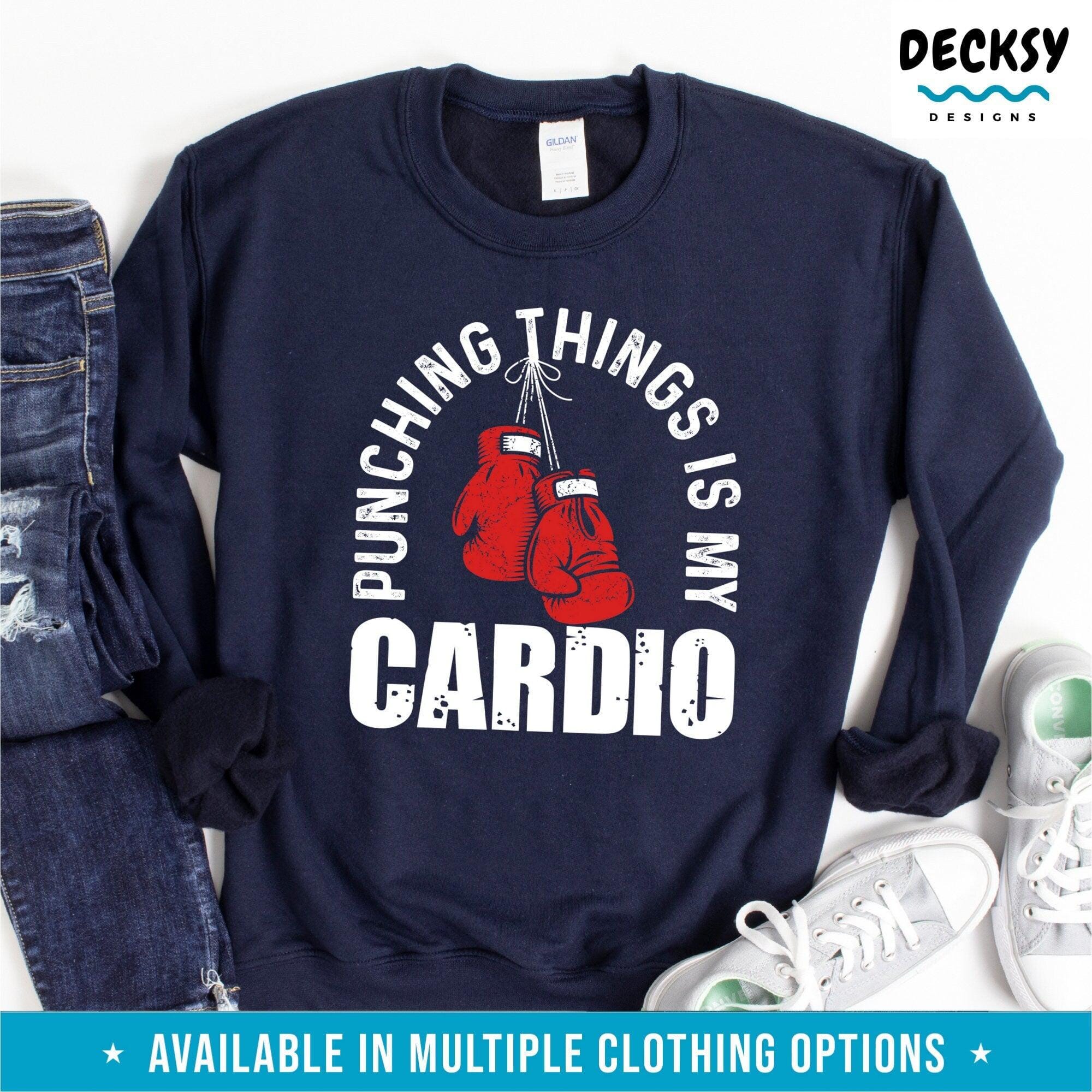 Boxing Gloves Shirt, Boxing Gift-Clothing:Gender-Neutral Adult Clothing:Tops & Tees:T-shirts:Graphic Tees-DecksyDesigns