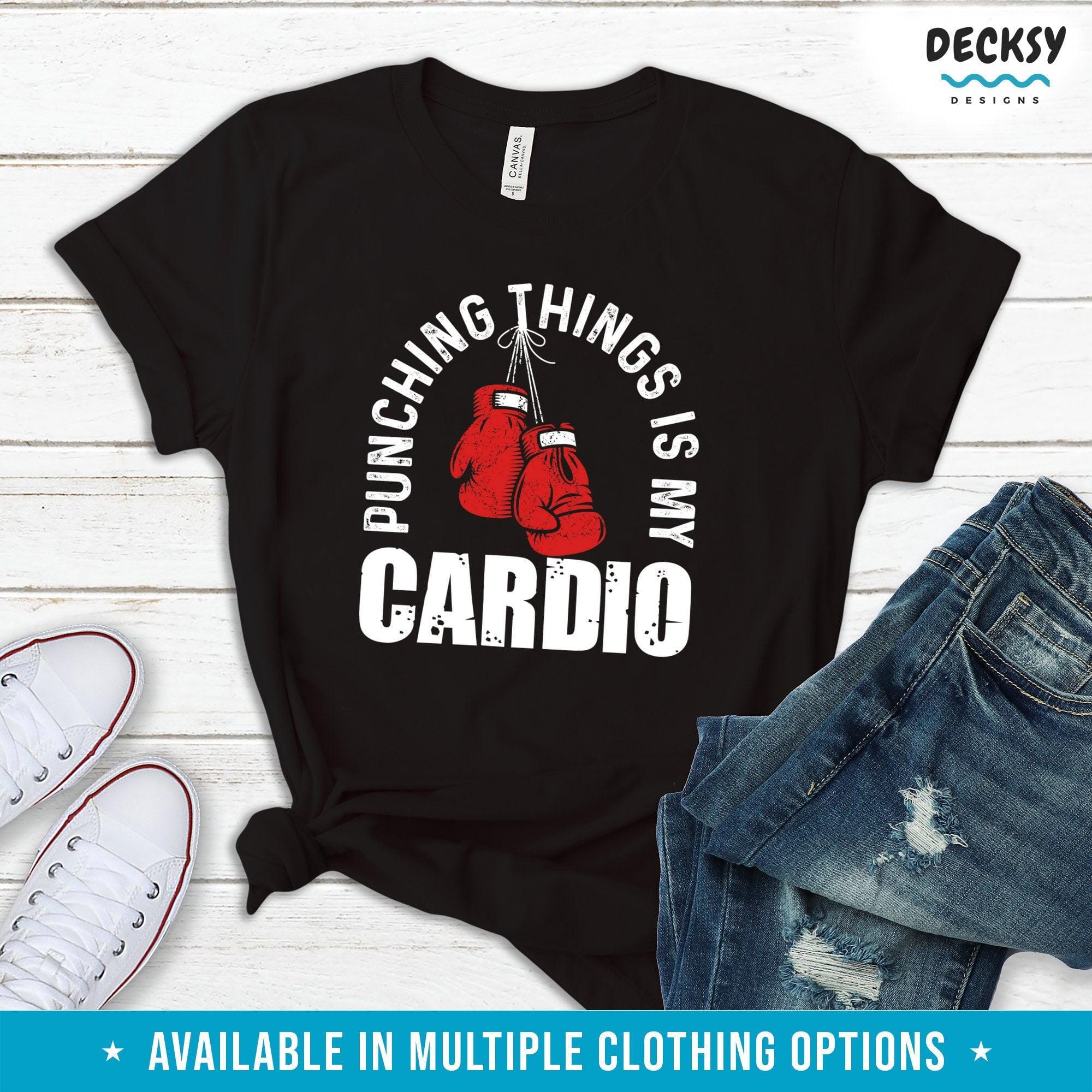 Boxing Gloves Shirt, Boxing Gift-Clothing:Gender-Neutral Adult Clothing:Tops & Tees:T-shirts:Graphic Tees-DecksyDesigns