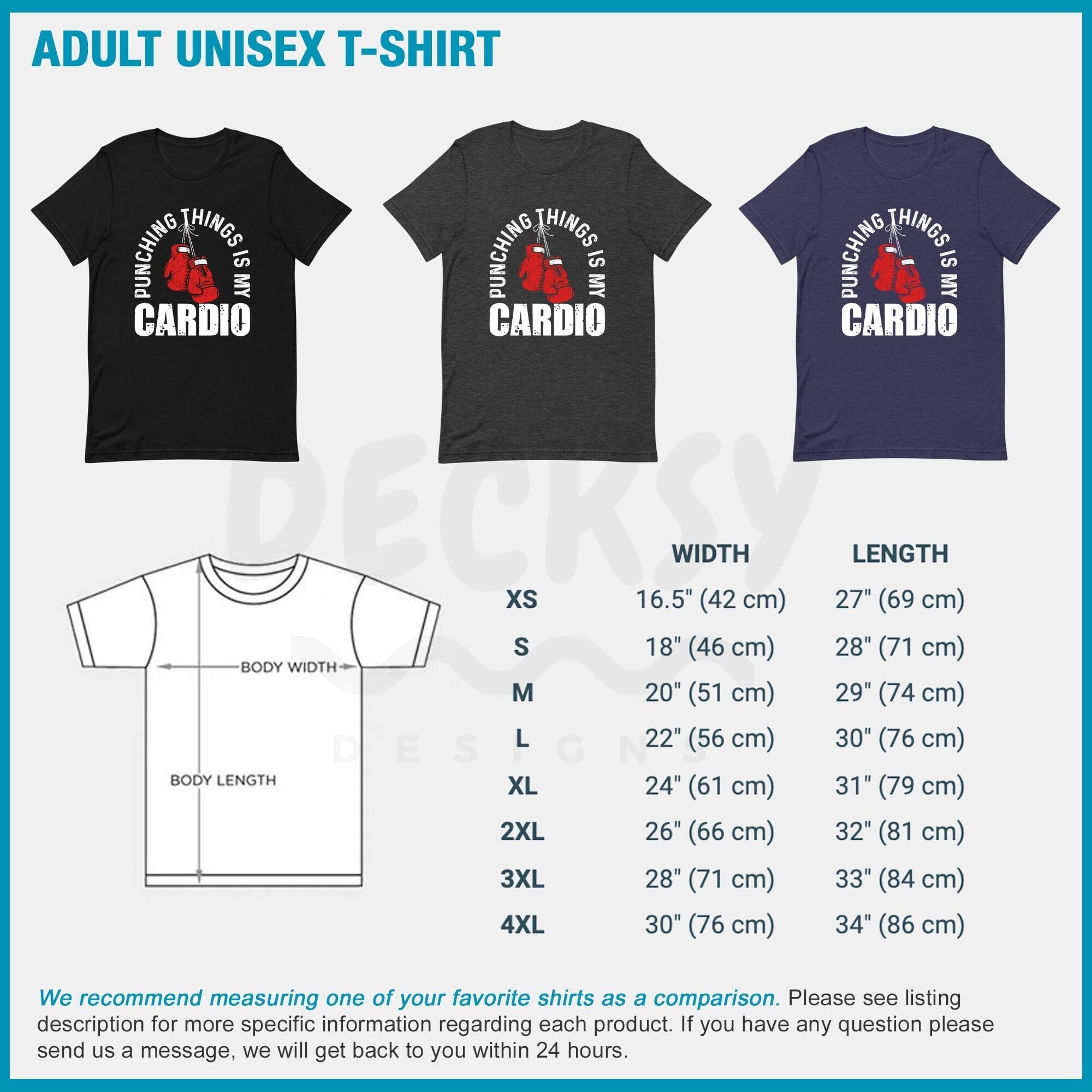 Boxing Gloves Shirt, Boxing Gift-Clothing:Gender-Neutral Adult Clothing:Tops & Tees:T-shirts:Graphic Tees-DecksyDesigns