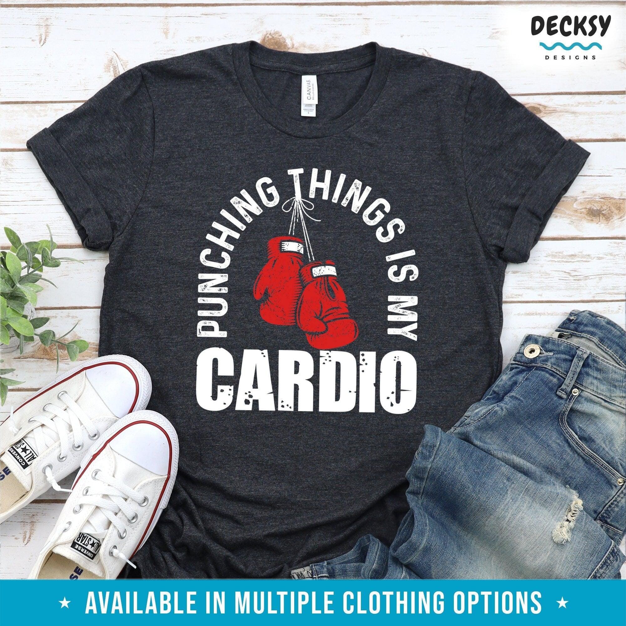 Boxing Gloves Shirt, Boxing Gift-Clothing:Gender-Neutral Adult Clothing:Tops & Tees:T-shirts:Graphic Tees-DecksyDesigns