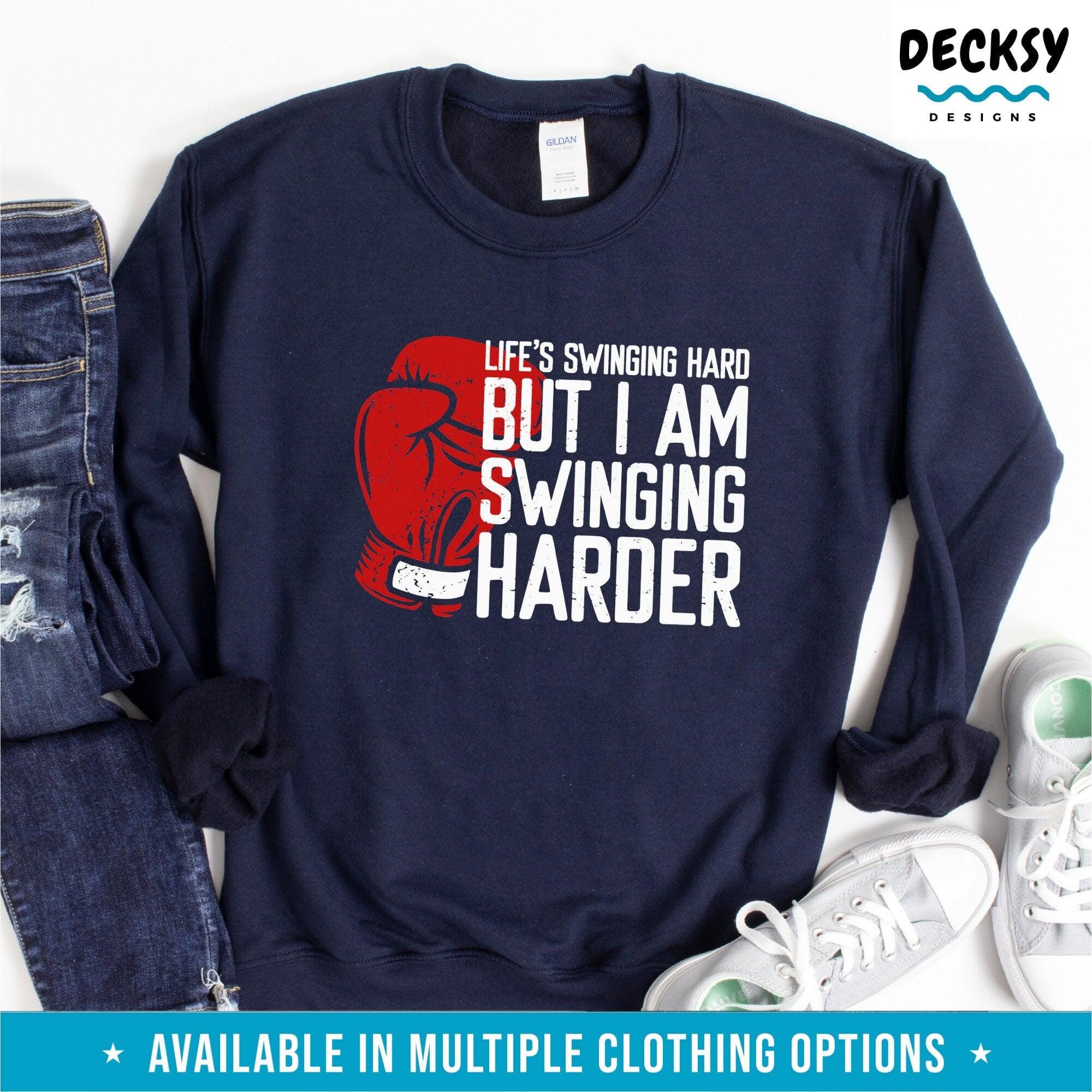 Boxing Shirt, Gift For Boxer-Clothing:Gender-Neutral Adult Clothing:Tops & Tees:T-shirts:Graphic Tees-DecksyDesigns