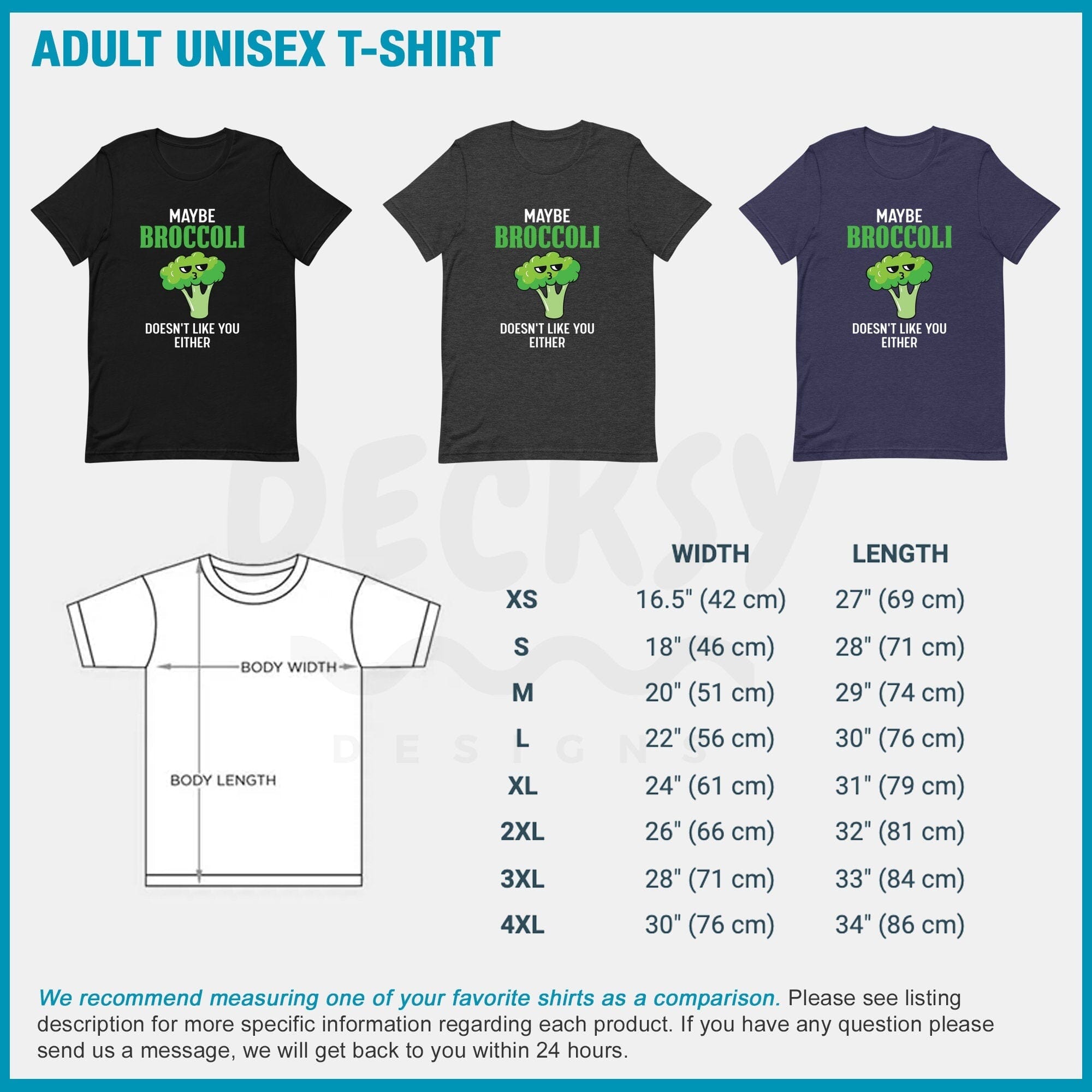 Broccoli Shirt, Vegan Friend Gift-Clothing:Gender-Neutral Adult Clothing:Tops & Tees:T-shirts:Graphic Tees-DecksyDesigns