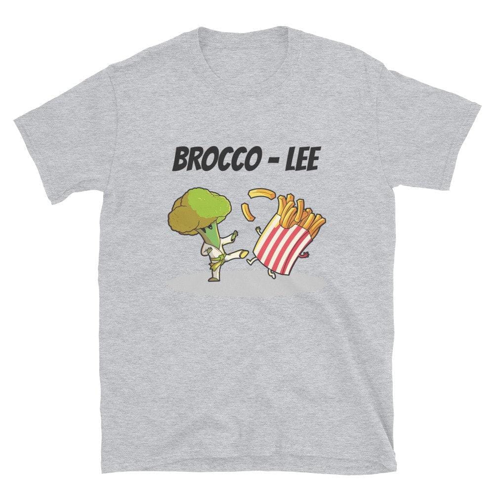 Brocolli Food Shirt, Funny Vegan Gift-Clothing:Gender-Neutral Adult Clothing:Tops & Tees:T-shirts:Graphic Tees-DecksyDesigns