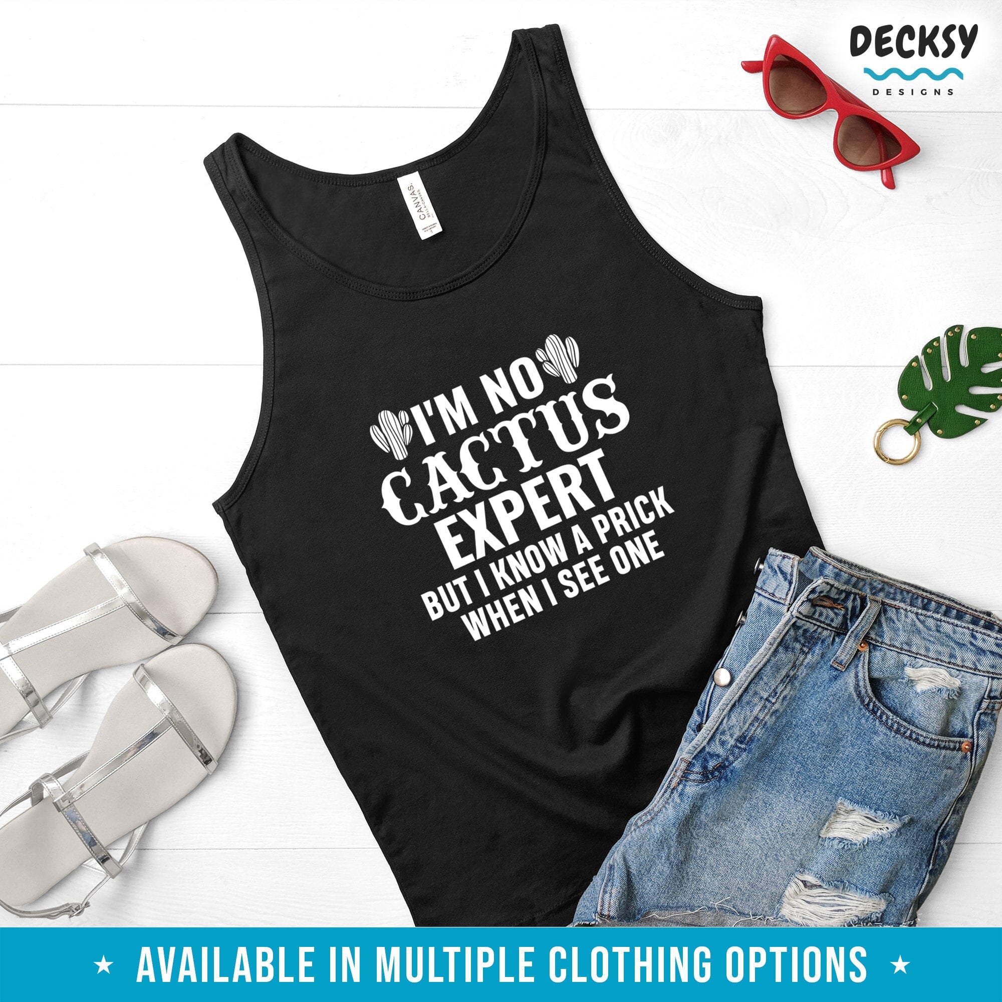 Cactus Shirt, Succulent Lover Gift-Clothing:Gender-Neutral Adult Clothing:Tops & Tees:T-shirts:Graphic Tees-DecksyDesigns