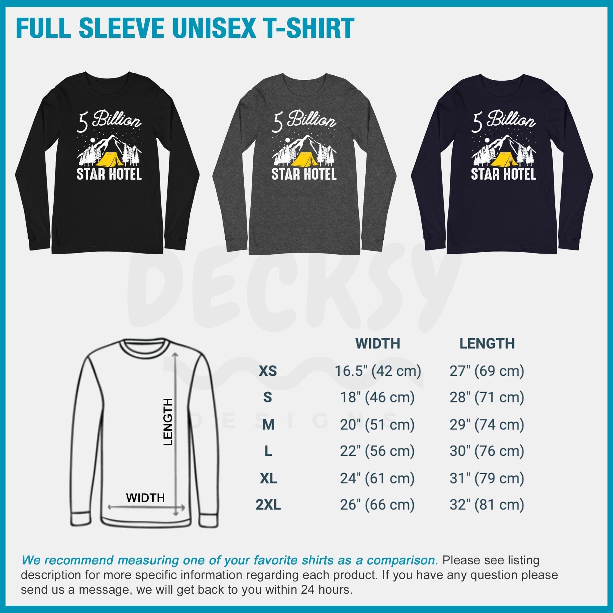 Camping Sweatshirt, Adventure Lover Gift-Clothing:Gender-Neutral Adult Clothing:Tops & Tees:T-shirts:Graphic Tees-DecksyDesigns