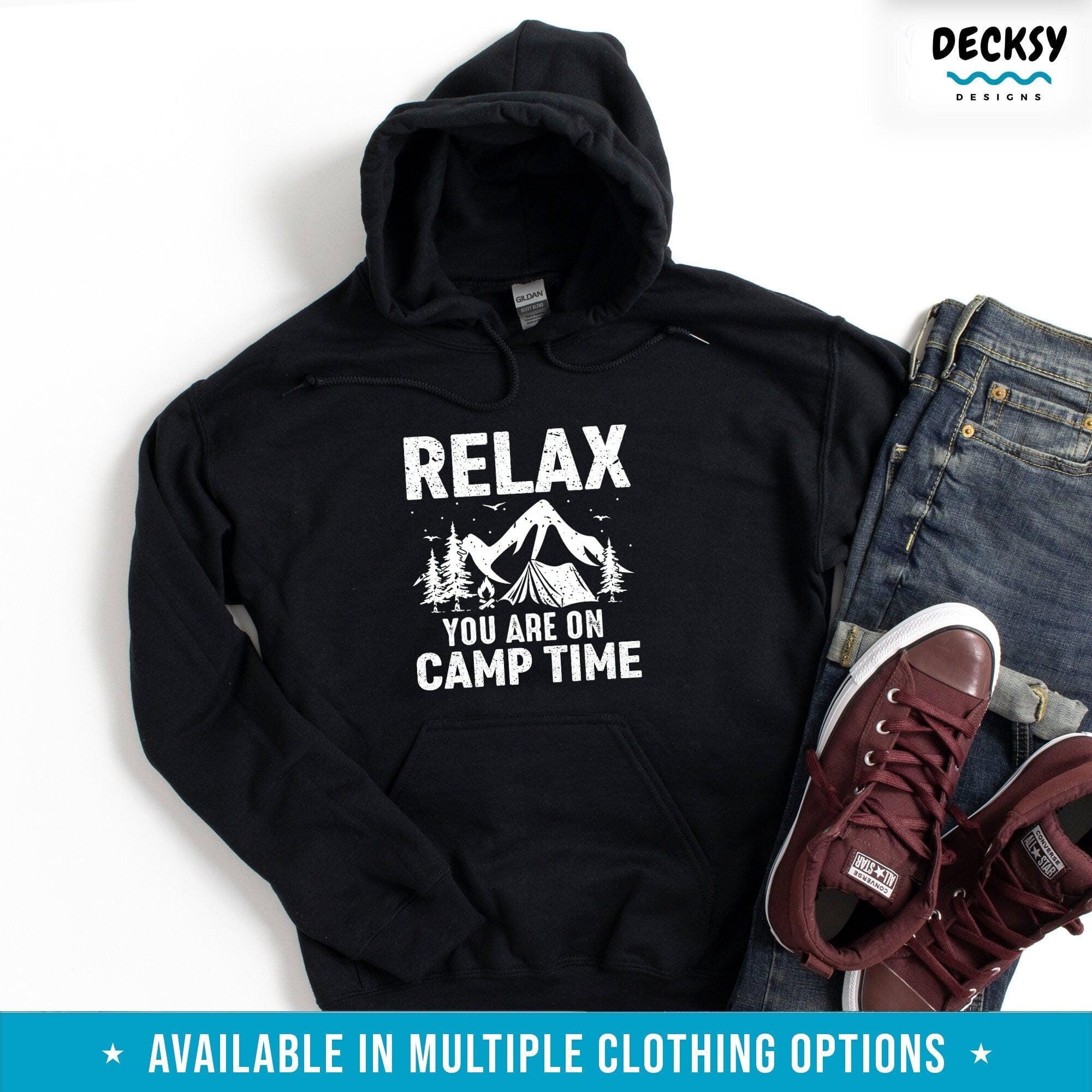 Camping T-Shirt, Camp Gift Tee-Clothing:Gender-Neutral Adult Clothing:Tops & Tees:T-shirts:Graphic Tees-DecksyDesigns