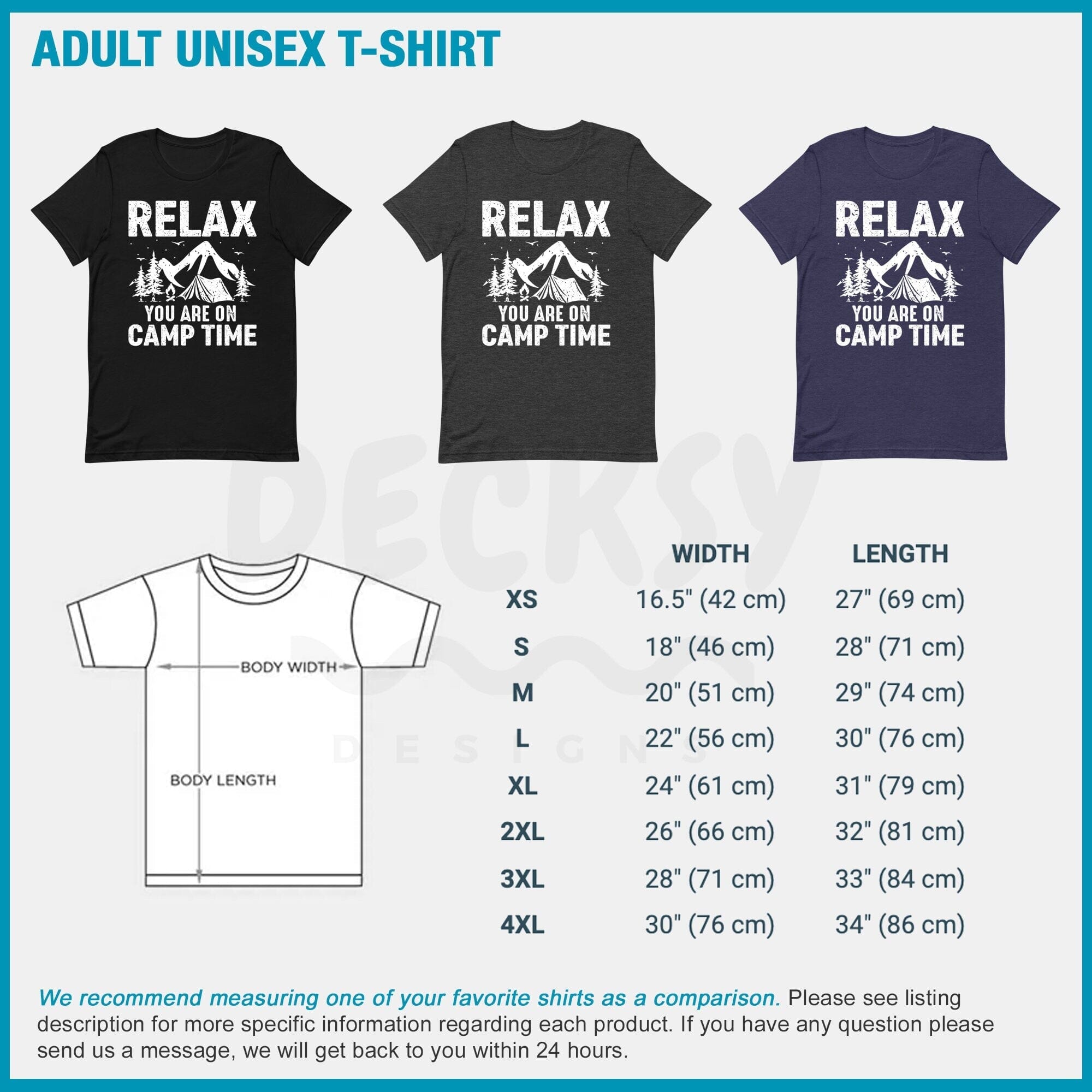 Camping T-Shirt, Camp Gift Tee-Clothing:Gender-Neutral Adult Clothing:Tops & Tees:T-shirts:Graphic Tees-DecksyDesigns