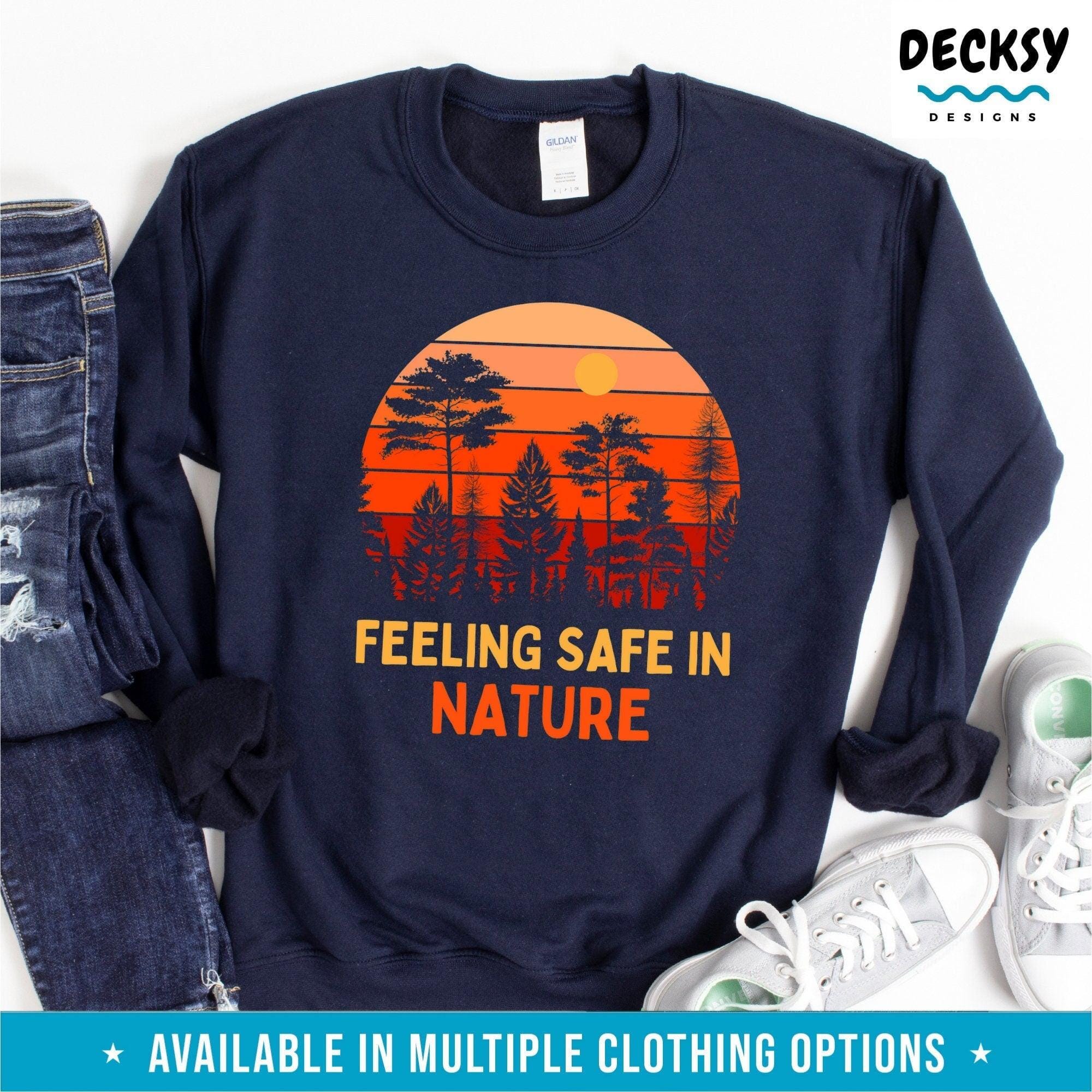 Camping Tshirt, Nature Lover Gift-Clothing:Gender-Neutral Adult Clothing:Tops & Tees:T-shirts:Graphic Tees-DecksyDesigns