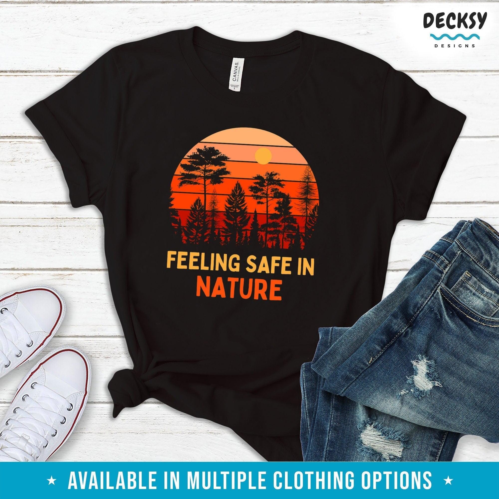 Camping Tshirt, Nature Lover Gift-Clothing:Gender-Neutral Adult Clothing:Tops & Tees:T-shirts:Graphic Tees-DecksyDesigns