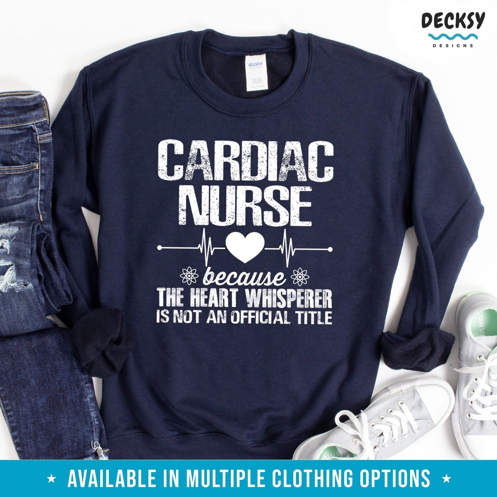 Cardiac Nurse Shirt, Nurse Gift-Clothing:Gender-Neutral Adult Clothing:Tops & Tees:T-shirts:Graphic Tees-DecksyDesigns