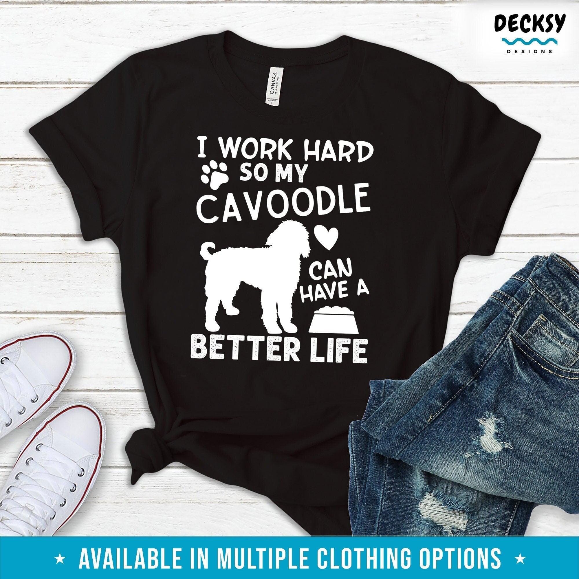 Cavoodle Shirt, Gift for Cavoodle Owner-Clothing:Gender-Neutral Adult Clothing:Tops & Tees:T-shirts:Graphic Tees-DecksyDesigns