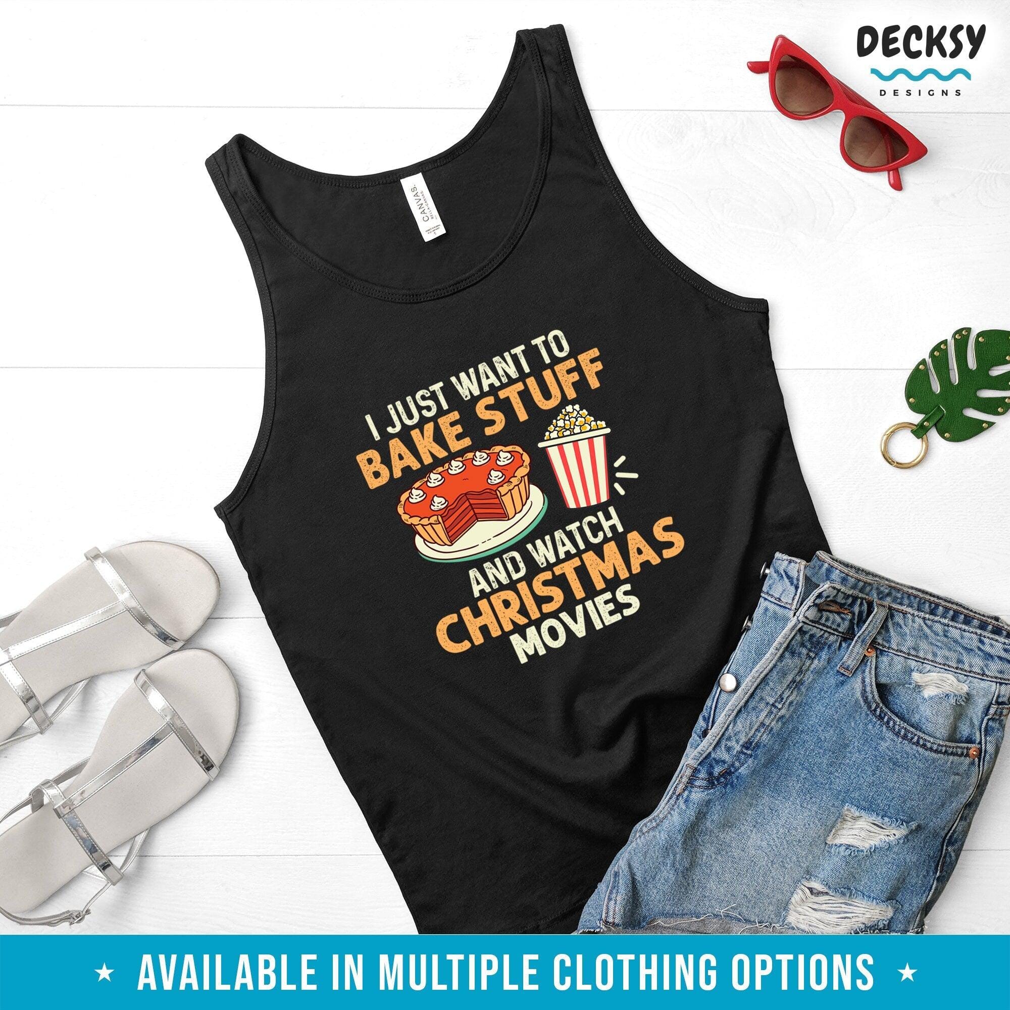 Christmas Baking Tshirt, Funny Baker Gift-Clothing:Gender-Neutral Adult Clothing:Tops & Tees:T-shirts:Graphic Tees-DecksyDesigns