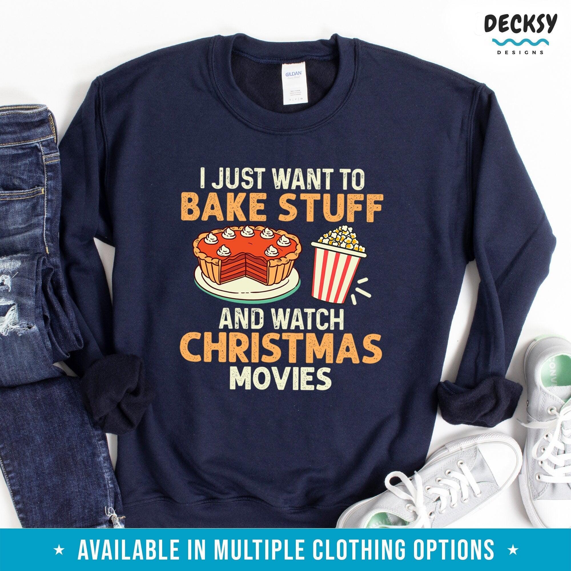 Christmas Baking Tshirt, Funny Baker Gift-Clothing:Gender-Neutral Adult Clothing:Tops & Tees:T-shirts:Graphic Tees-DecksyDesigns