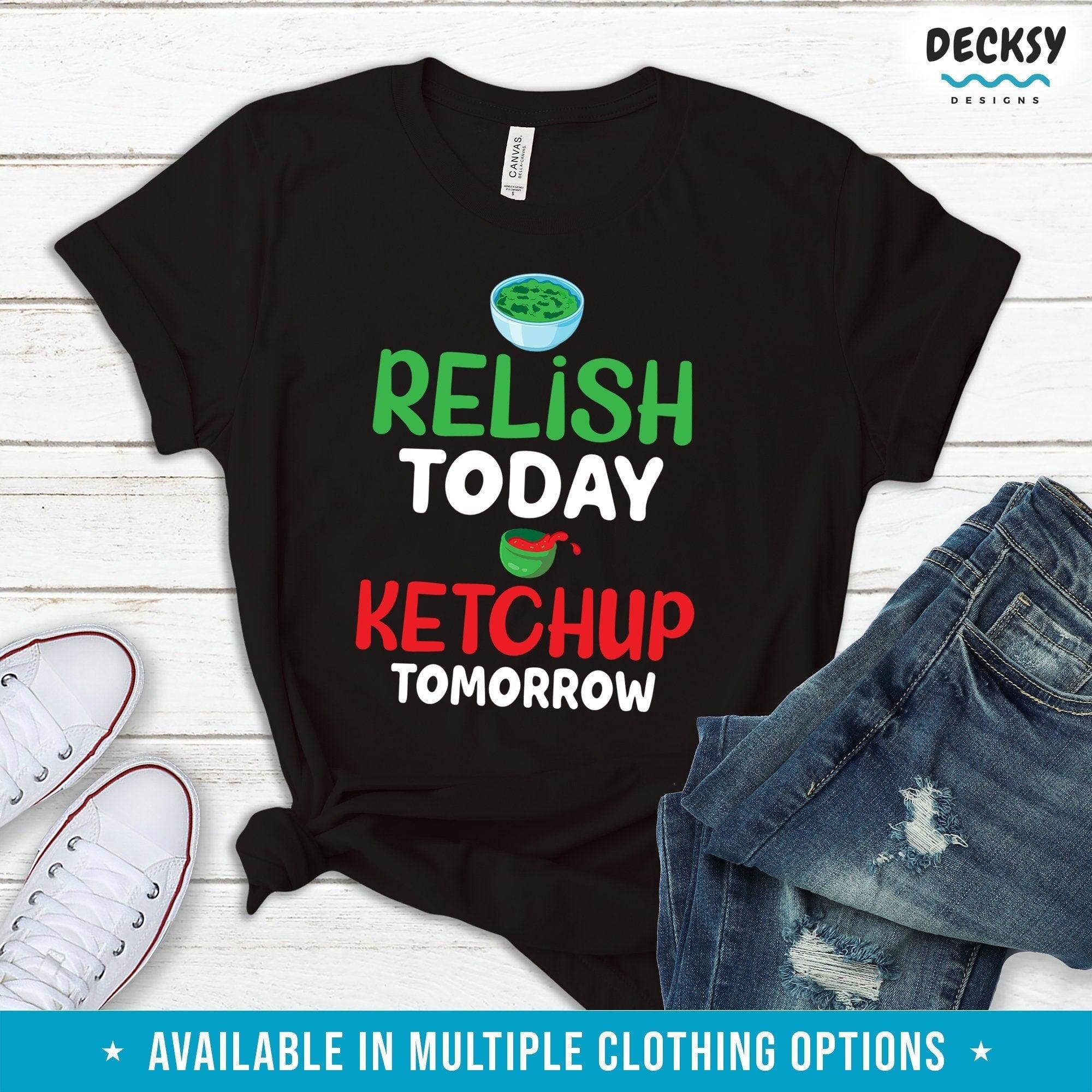 Condiment Shirt, Funny Foodie Gift-Clothing:Gender-Neutral Adult Clothing:Tops & Tees:T-shirts:Graphic Tees-DecksyDesigns