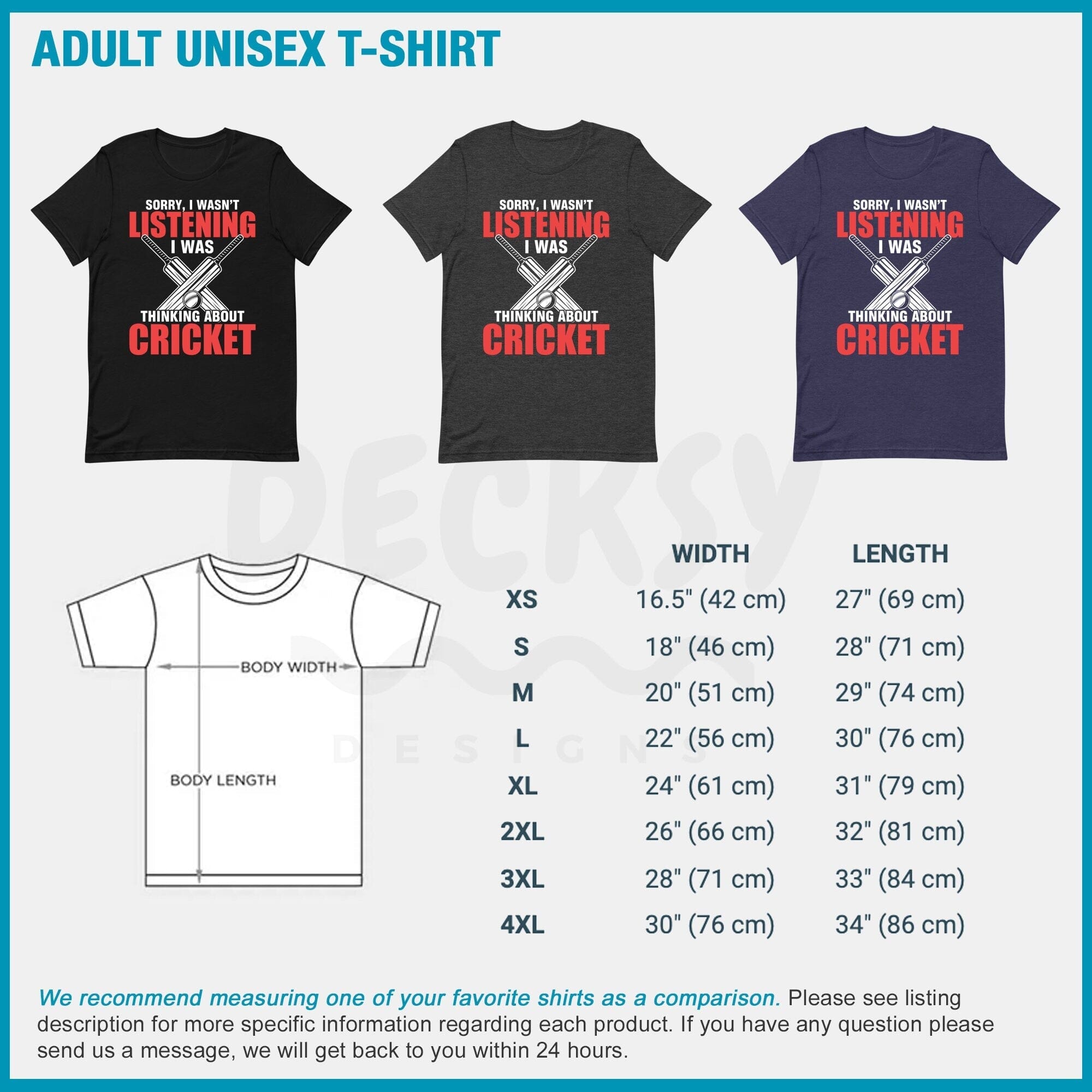 Cricket Shirt, Cricket Lover Gift-Clothing:Gender-Neutral Adult Clothing:Tops & Tees:T-shirts:Graphic Tees-DecksyDesigns