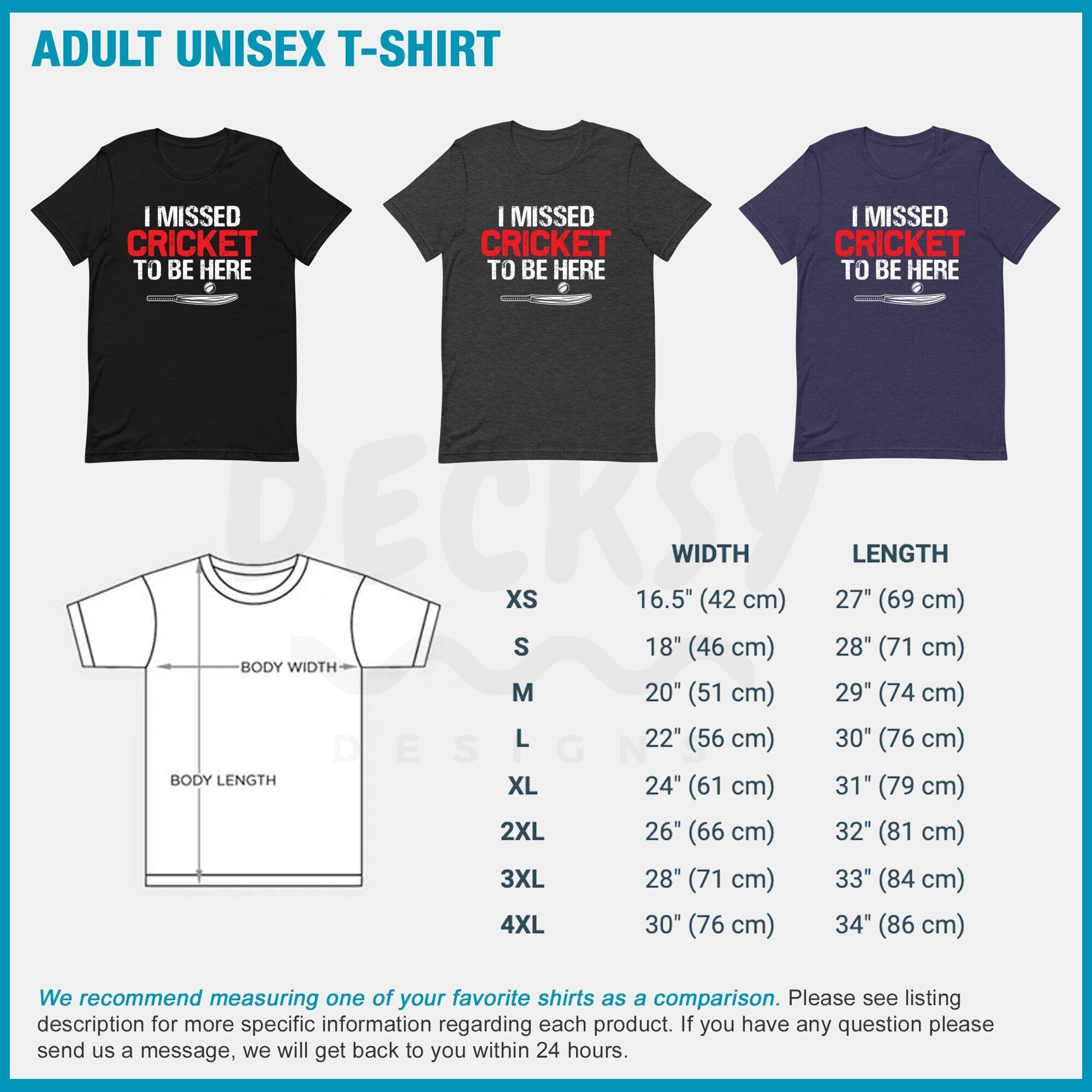 Cricket Shirt, Funny Cricket Gift-Clothing:Gender-Neutral Adult Clothing:Tops & Tees:T-shirts:Graphic Tees-DecksyDesigns