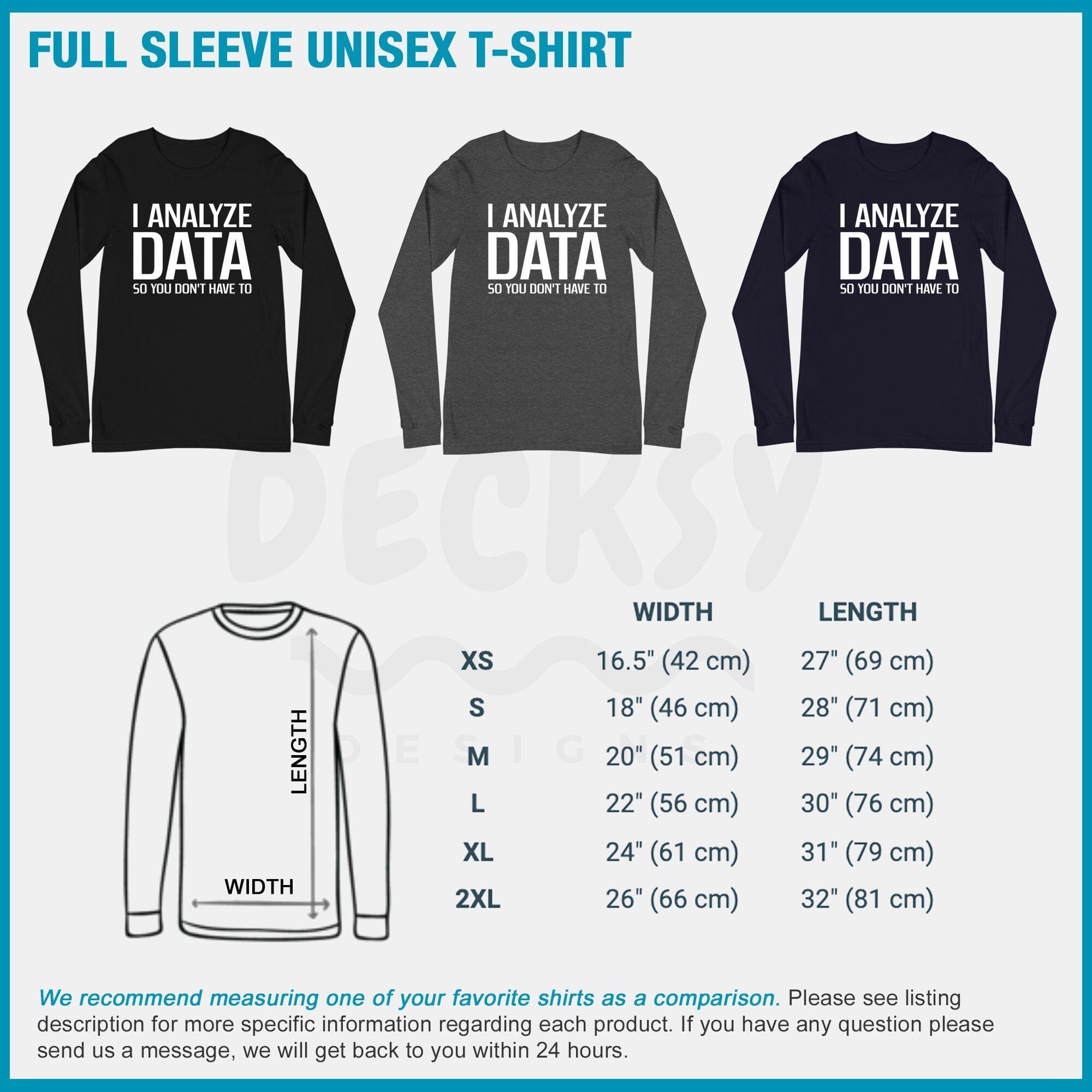 Data Analyst Shirt, Data Scientist Gift-Clothing:Gender-Neutral Adult Clothing:Tops & Tees:T-shirts:Graphic Tees-DecksyDesigns