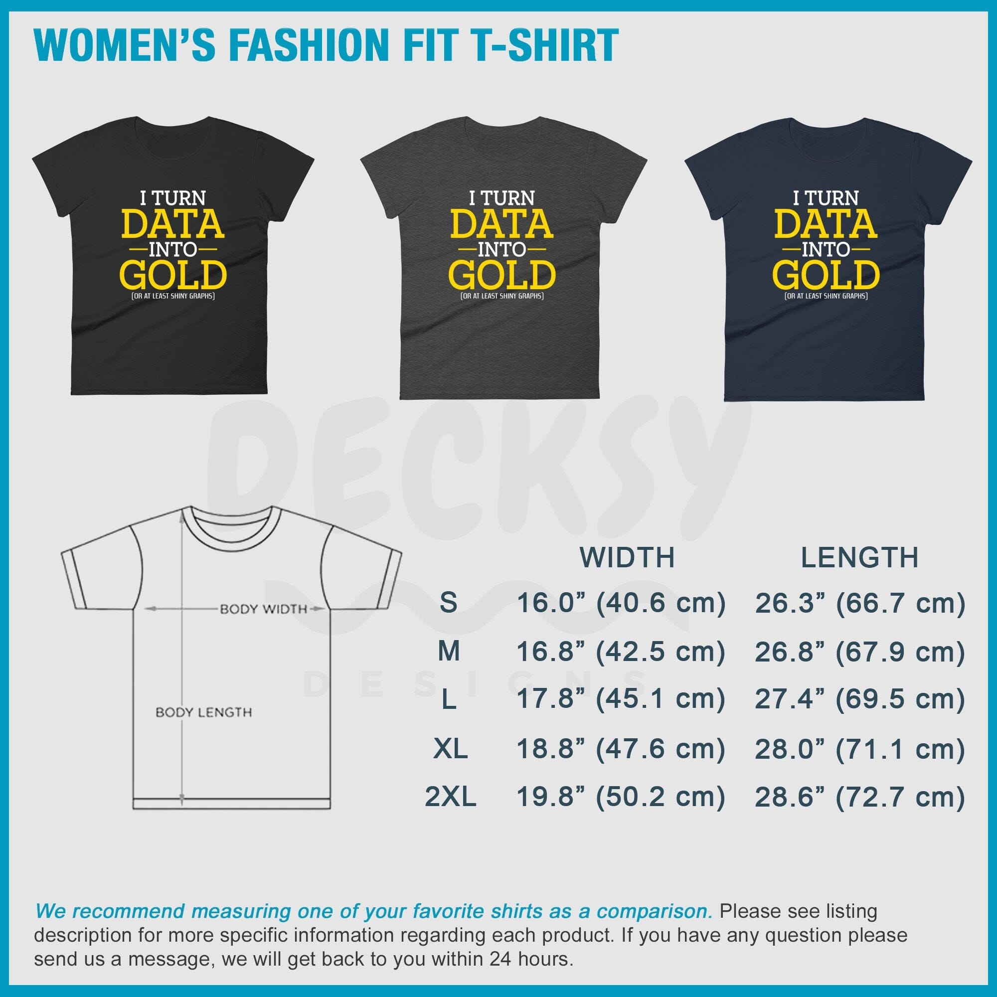 Data Scientist Shirt, Data Analyst Gift-Clothing:Gender-Neutral Adult Clothing:Tops & Tees:T-shirts:Graphic Tees-DecksyDesigns