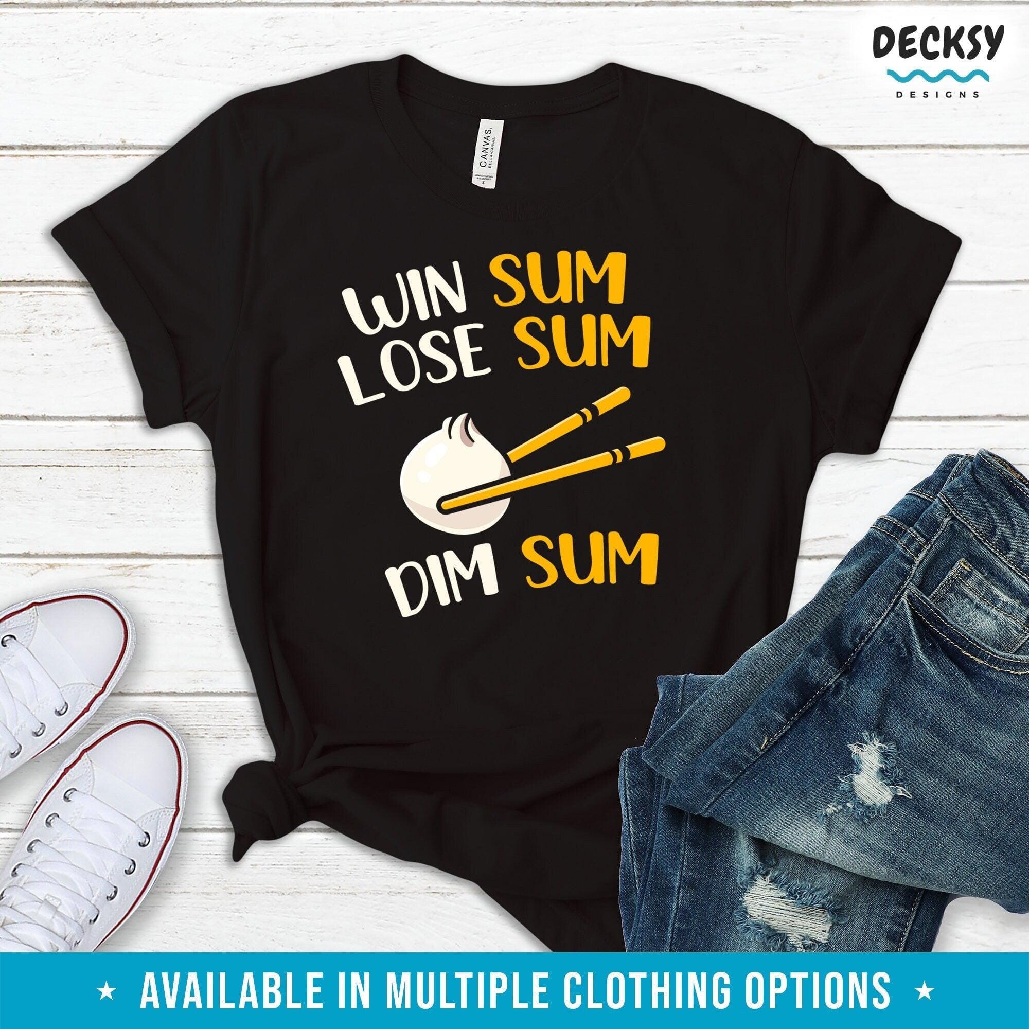 Dim Sum Lover Shirt, Cute Asian Food Gift-Clothing:Gender-Neutral Adult Clothing:Tops & Tees:T-shirts:Graphic Tees-DecksyDesigns