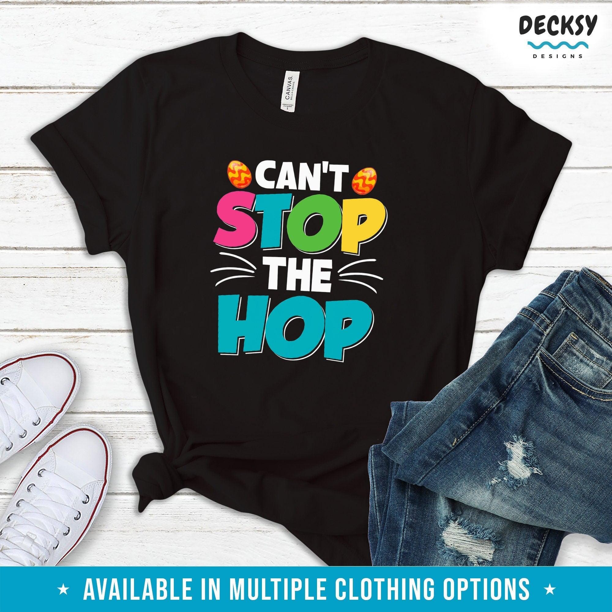 Easter Bunny Hip Hop Kids Shirt, Easter Egg Hunt Gift-Clothing:Gender-Neutral Adult Clothing:Tops & Tees:T-shirts:Graphic Tees-DecksyDesigns