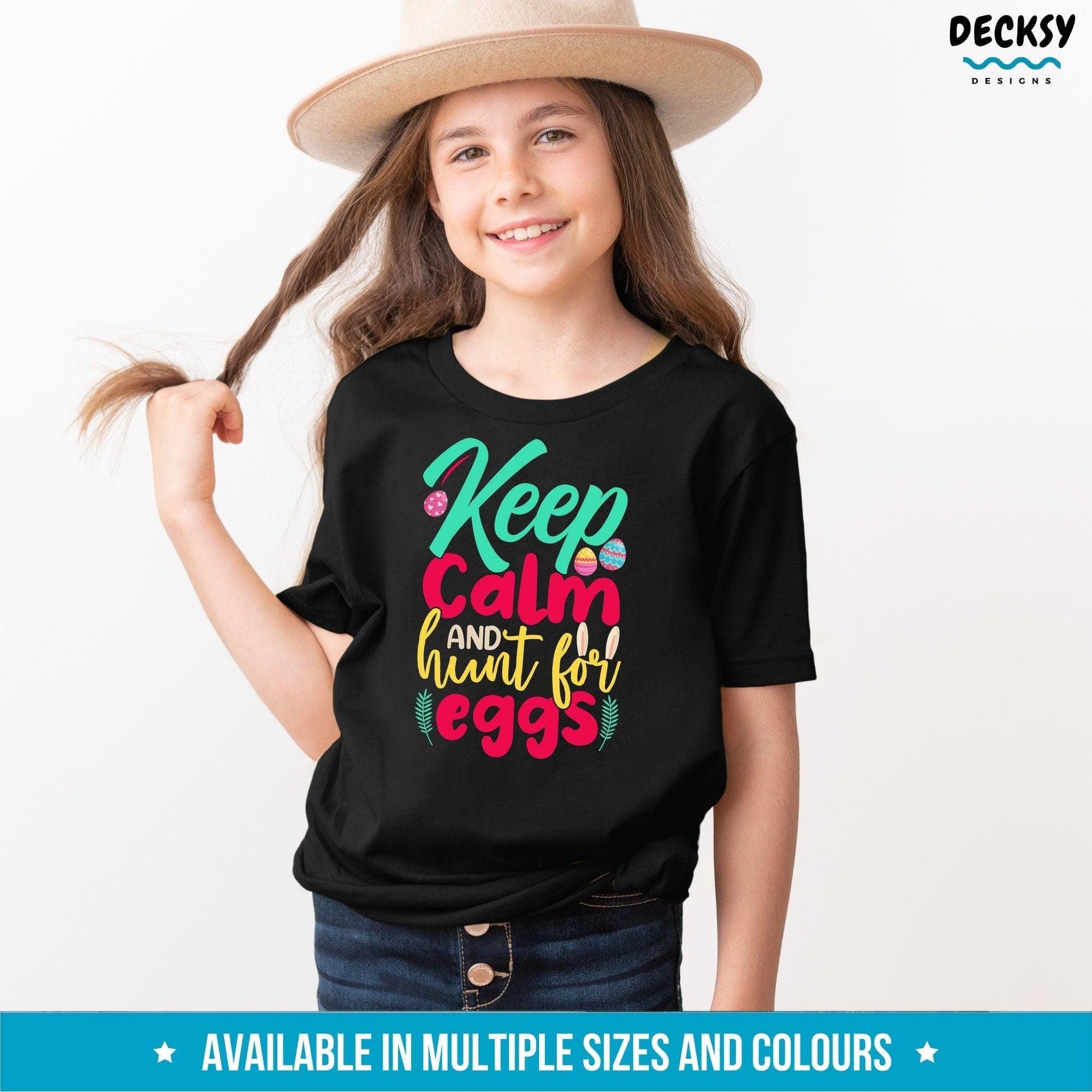 Easter Egg Hunt Shirt, Happy Easter Gift-Clothing:Gender-Neutral Adult Clothing:Tops & Tees:T-shirts:Graphic Tees-DecksyDesigns