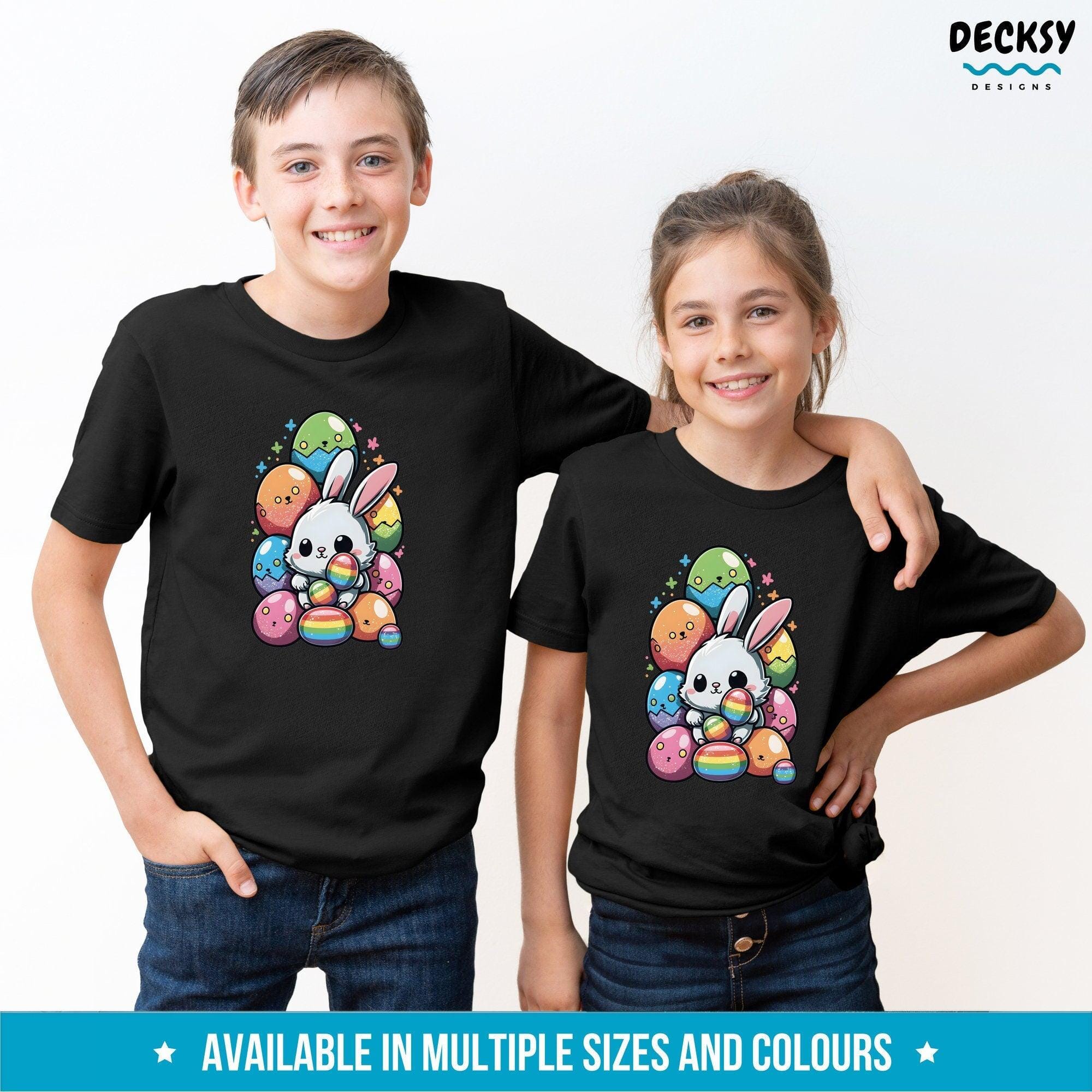 Easter Shirt Kids, Happy Easter Day Gift-Clothing:Gender-Neutral Adult Clothing:Tops & Tees:T-shirts:Graphic Tees-DecksyDesigns