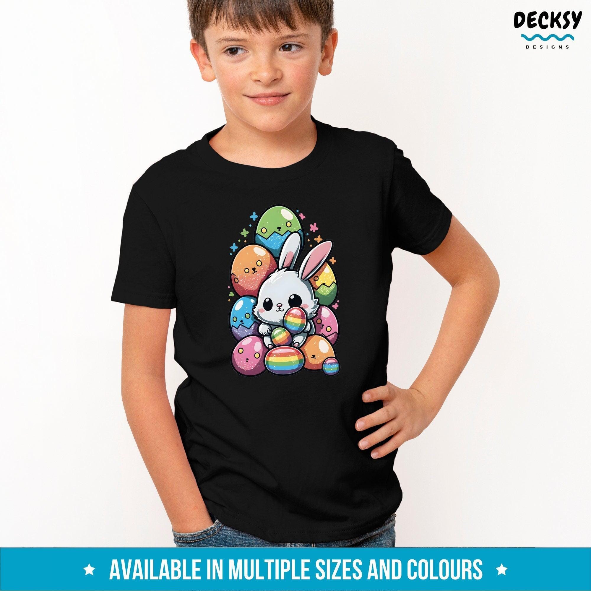 Easter Shirt Kids, Happy Easter Day Gift-Clothing:Gender-Neutral Adult Clothing:Tops & Tees:T-shirts:Graphic Tees-DecksyDesigns