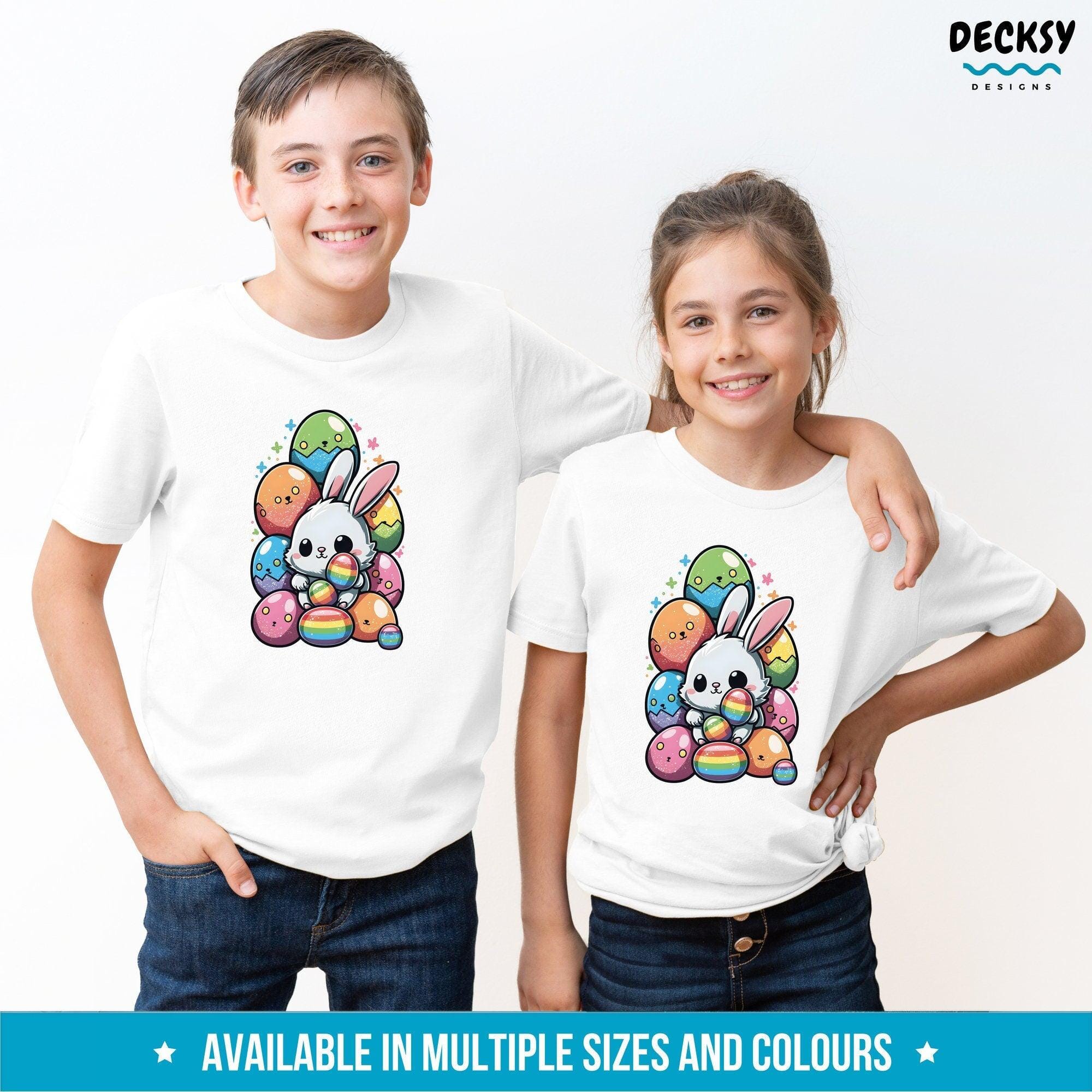 Easter Shirt Kids, Happy Easter Day Gift-Clothing:Gender-Neutral Adult Clothing:Tops & Tees:T-shirts:Graphic Tees-DecksyDesigns