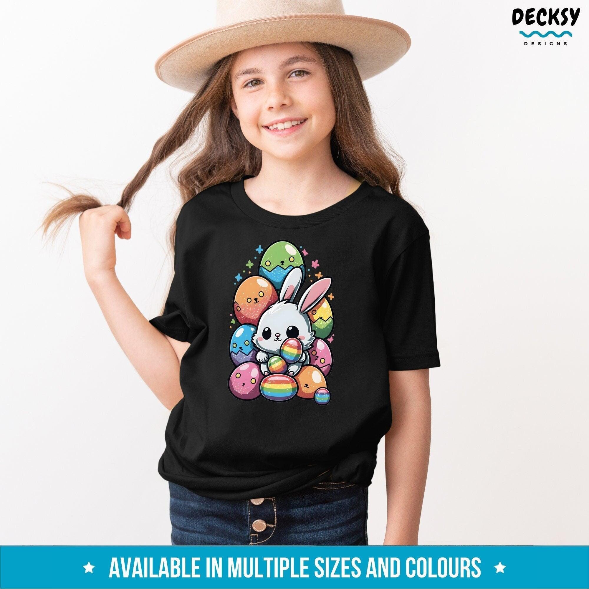 Easter Shirt Kids, Happy Easter Day Gift-Clothing:Gender-Neutral Adult Clothing:Tops & Tees:T-shirts:Graphic Tees-DecksyDesigns