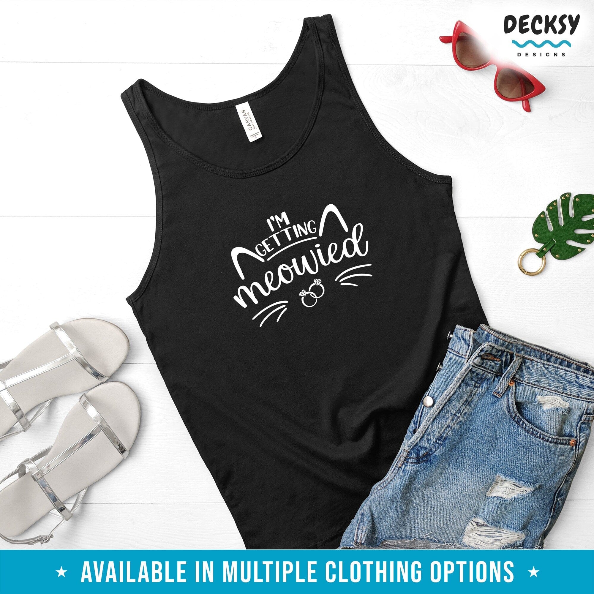 Engagement Reveal Shirt, Cat Lover Gift-Clothing:Gender-Neutral Adult Clothing:Tops & Tees:T-shirts:Graphic Tees-DecksyDesigns