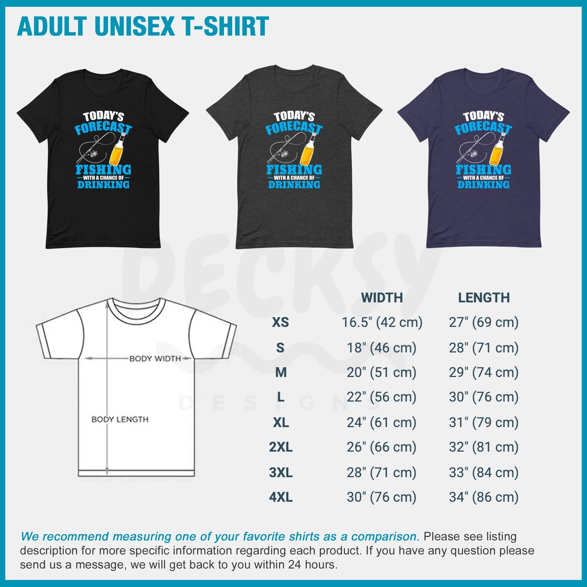 Fishing And Drinking Shirt, Fisherman Gift-Clothing:Gender-Neutral Adult Clothing:Tops & Tees:T-shirts:Graphic Tees-DecksyDesigns