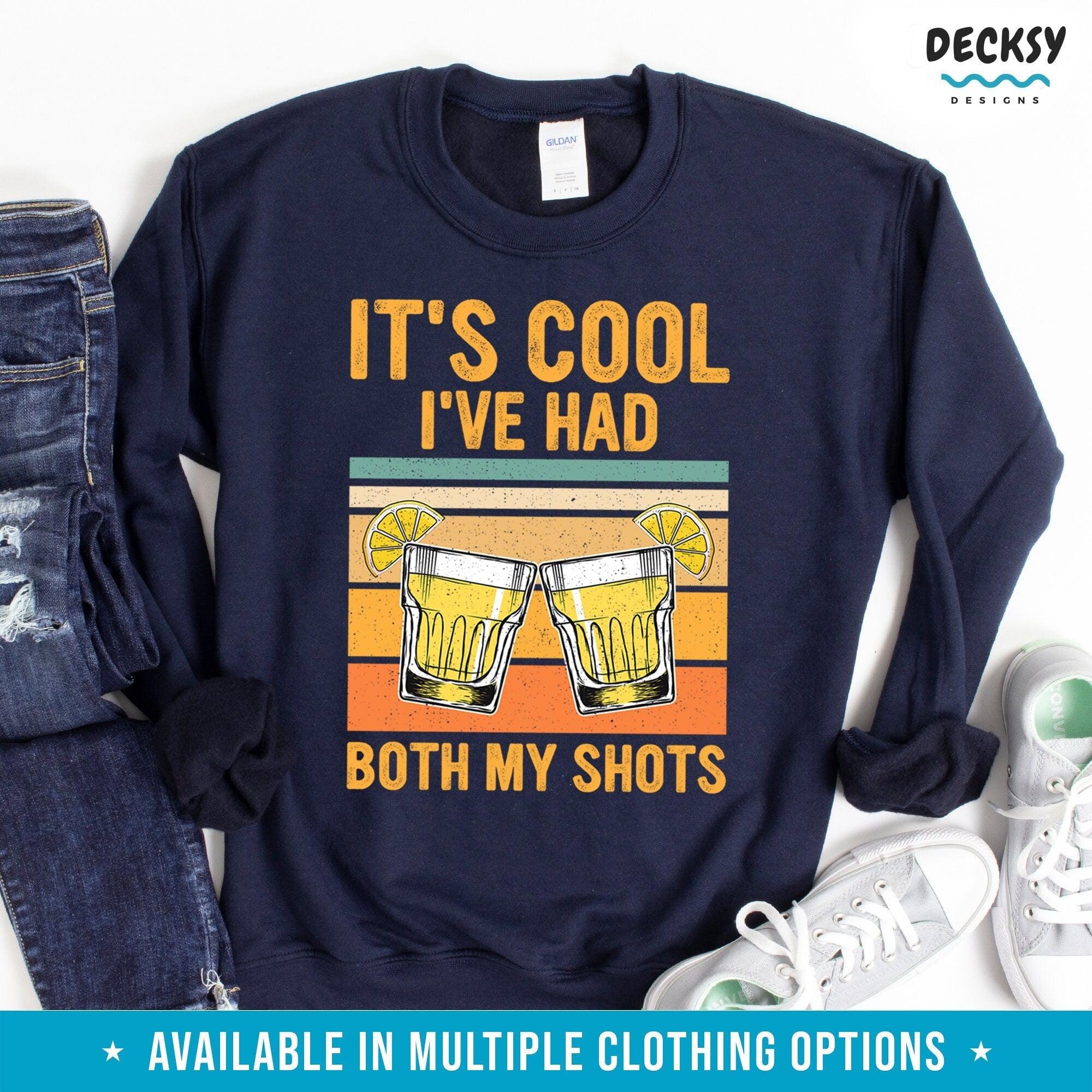 Fully Vaccinated Tshirt, Funny Drinking Gift-Clothing:Gender-Neutral Adult Clothing:Tops & Tees:T-shirts:Graphic Tees-DecksyDesigns