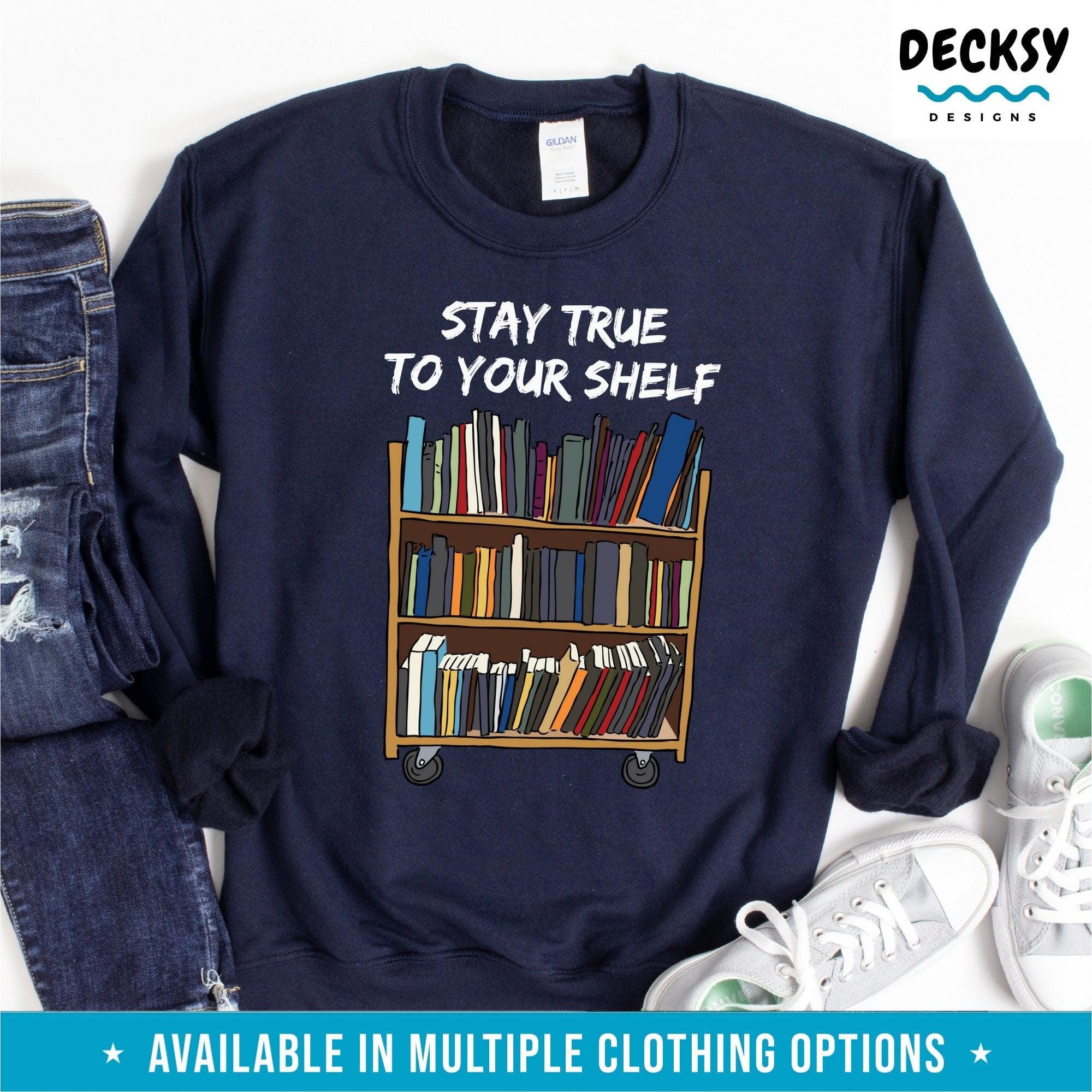 Funny Book Lover T-shirt, Gift for Reader-Clothing:Gender-Neutral Adult Clothing:Tops & Tees:T-shirts:Graphic Tees-DecksyDesigns