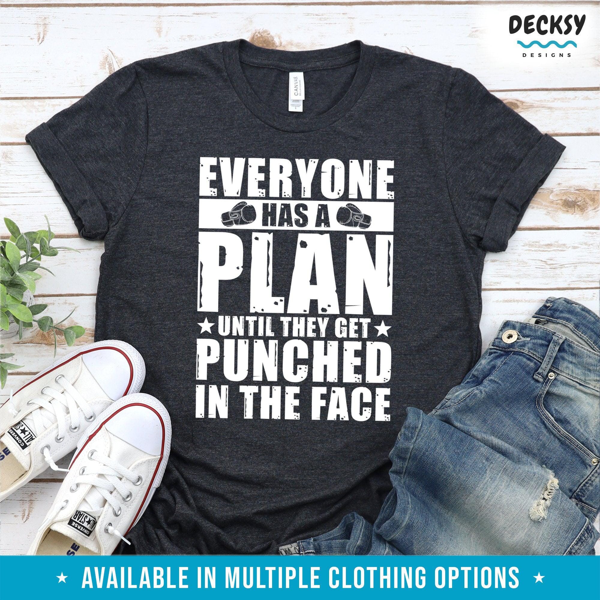 Funny Boxing T-shirt, Gift for Boxer-Clothing:Gender-Neutral Adult Clothing:Tops & Tees:T-shirts:Graphic Tees-DecksyDesigns